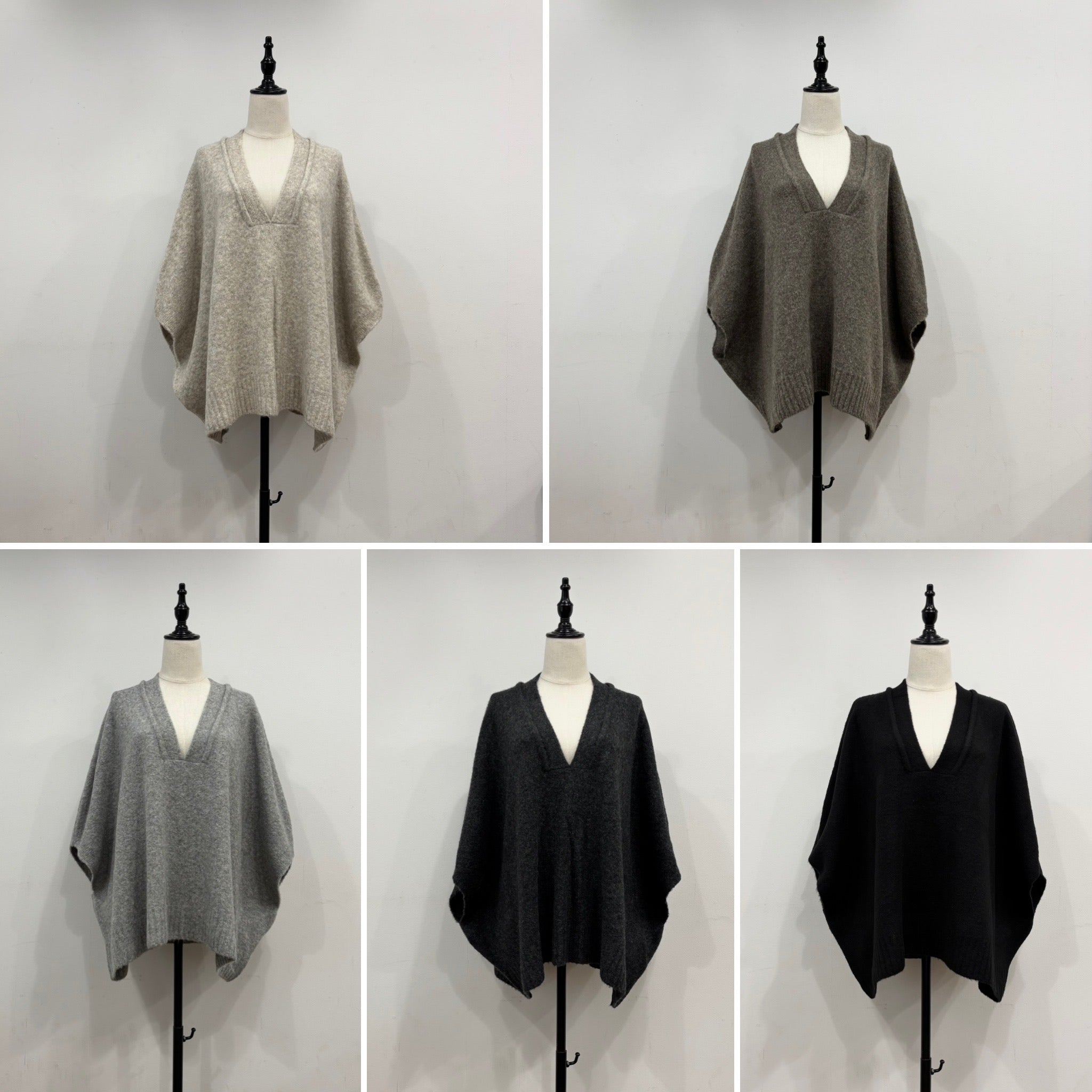 siro de labonte】Vネックポンチョベスト/R553108