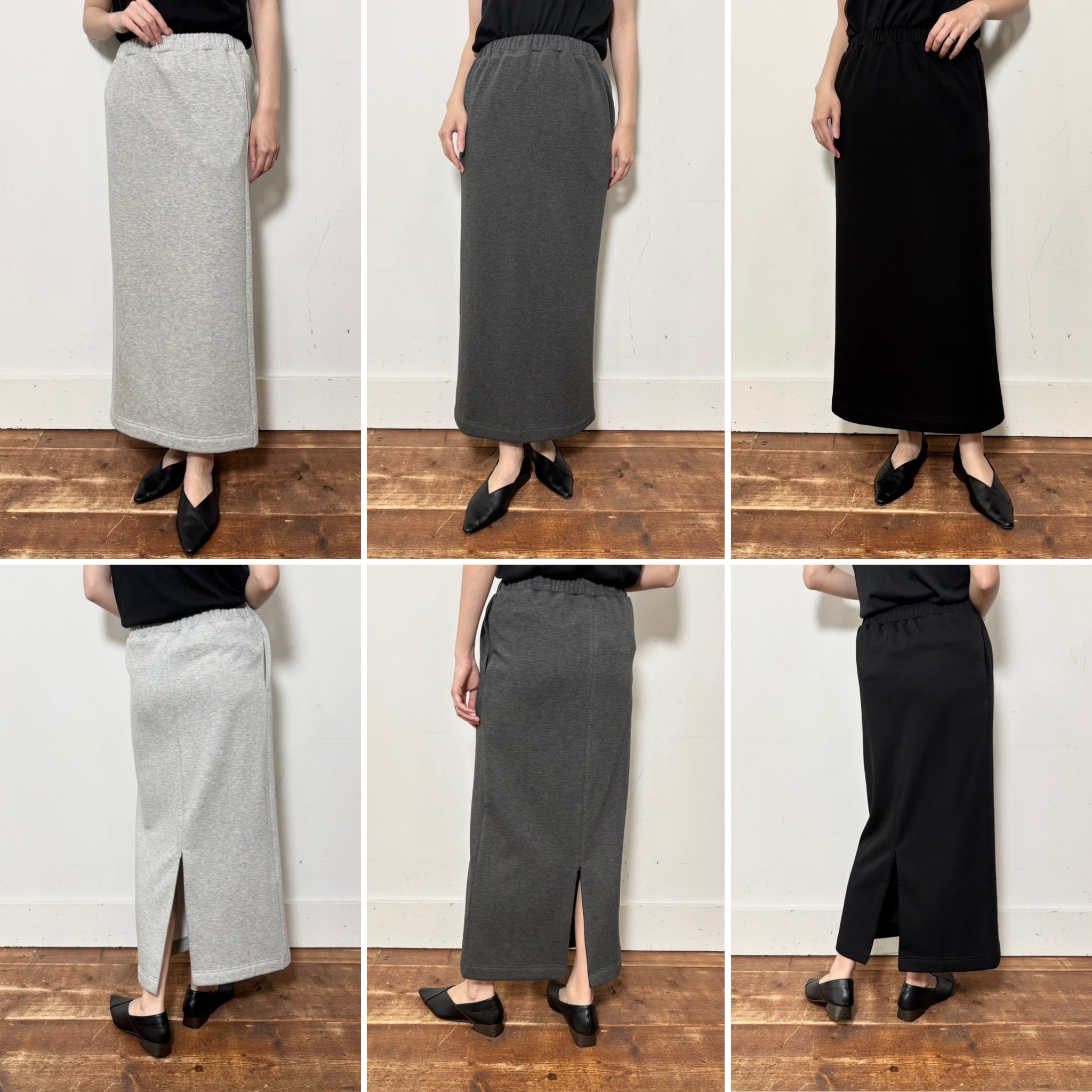 【siro de labonte】ultra warm裏起毛ペンシルスカート/R553215