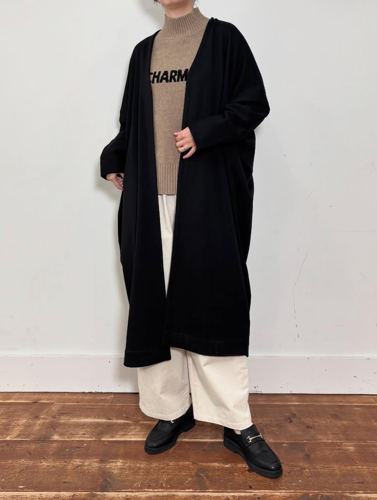 【siro de labonte】裏起毛ロングガウン/R553214