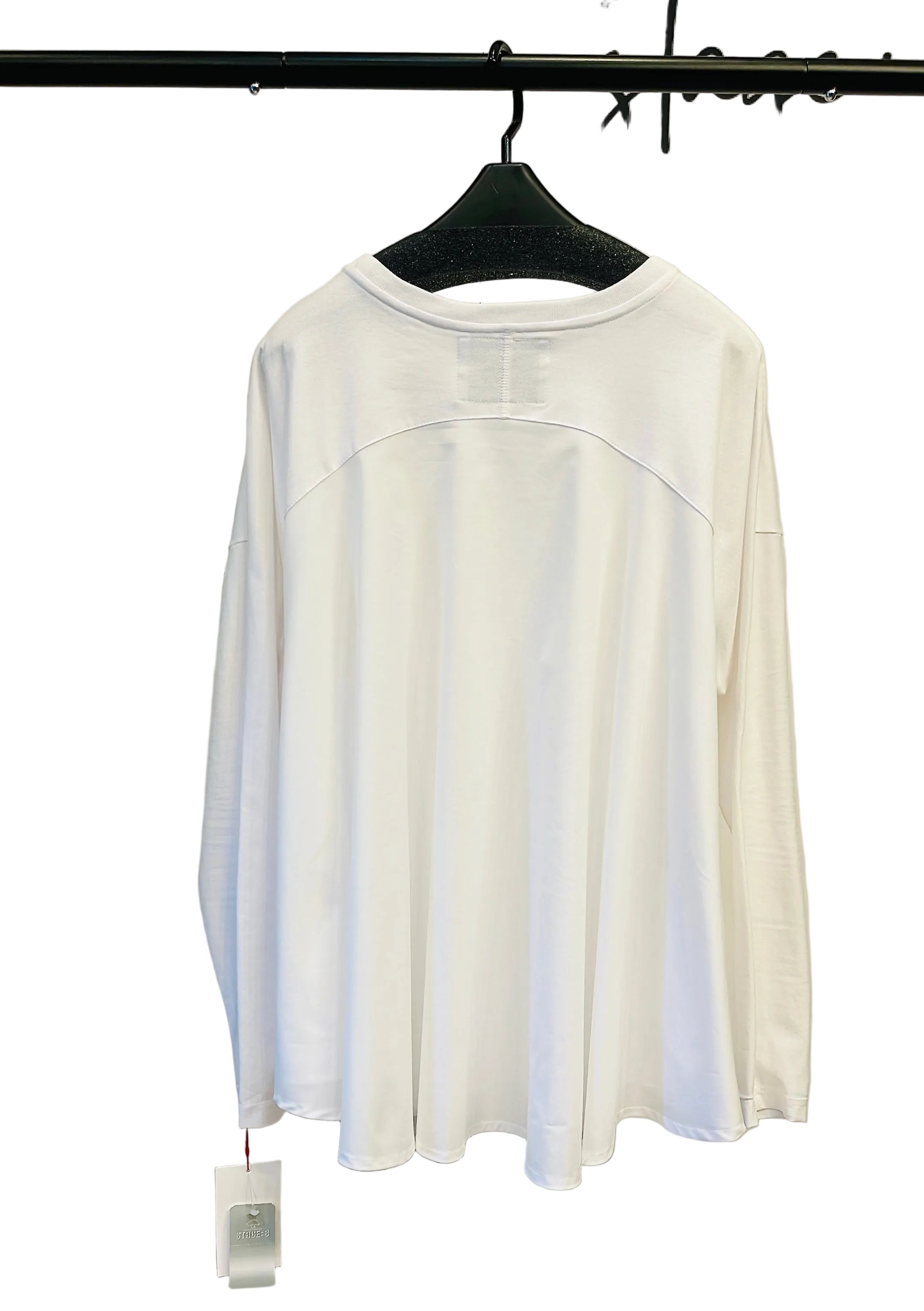 【PASSIONE】裾フレア異素材デザイントップス/316970