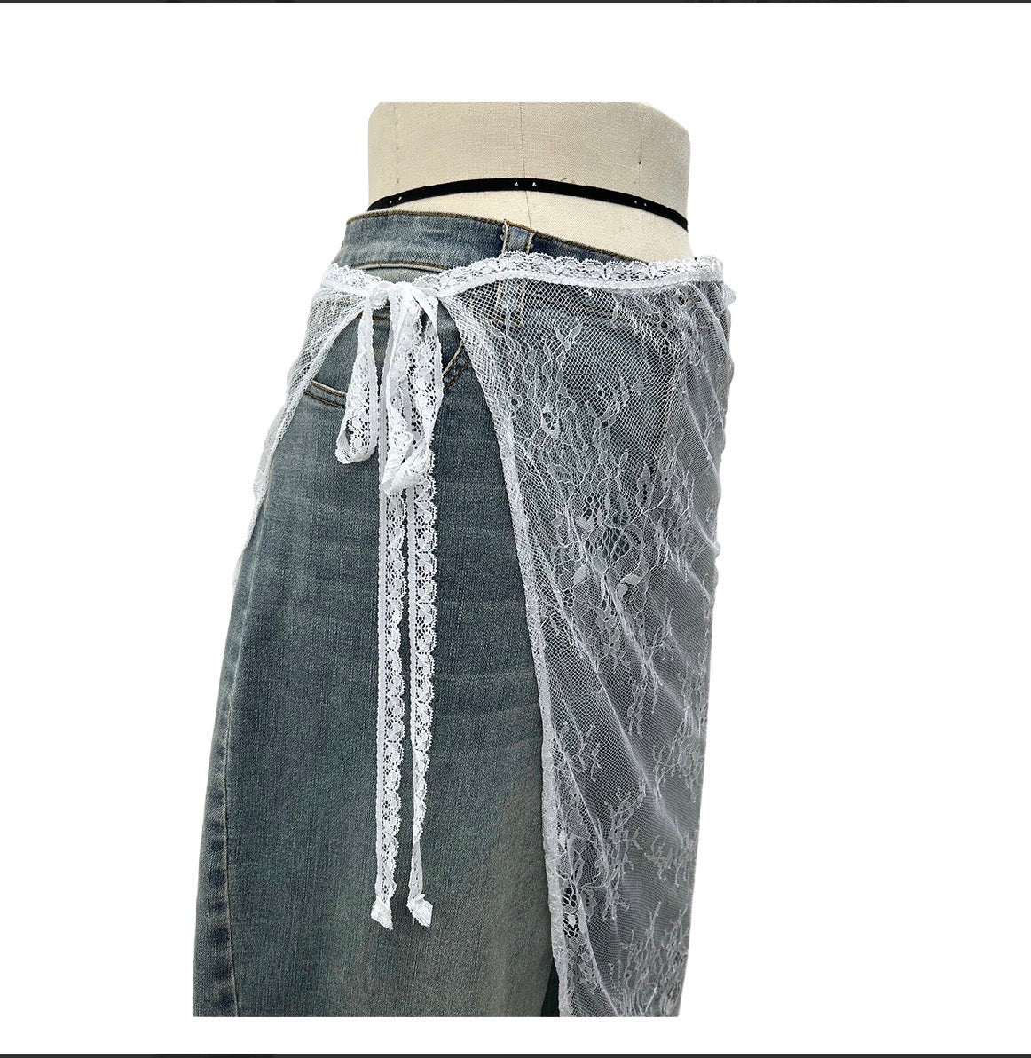 【ayane】レースオーバースカート/836642