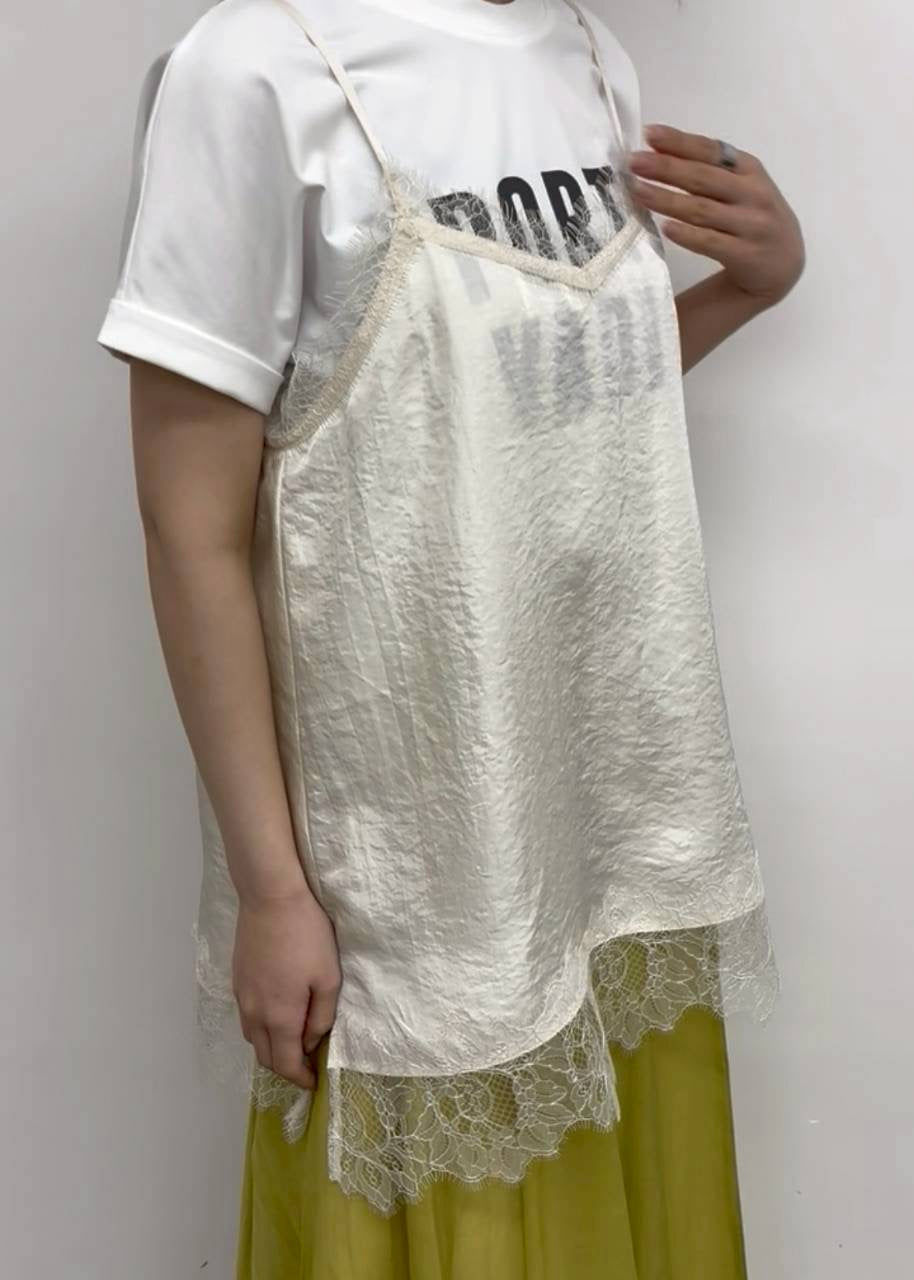 【CLOCHE】レースキャミ/612-85710　632-85710　642-85710　652-85710
