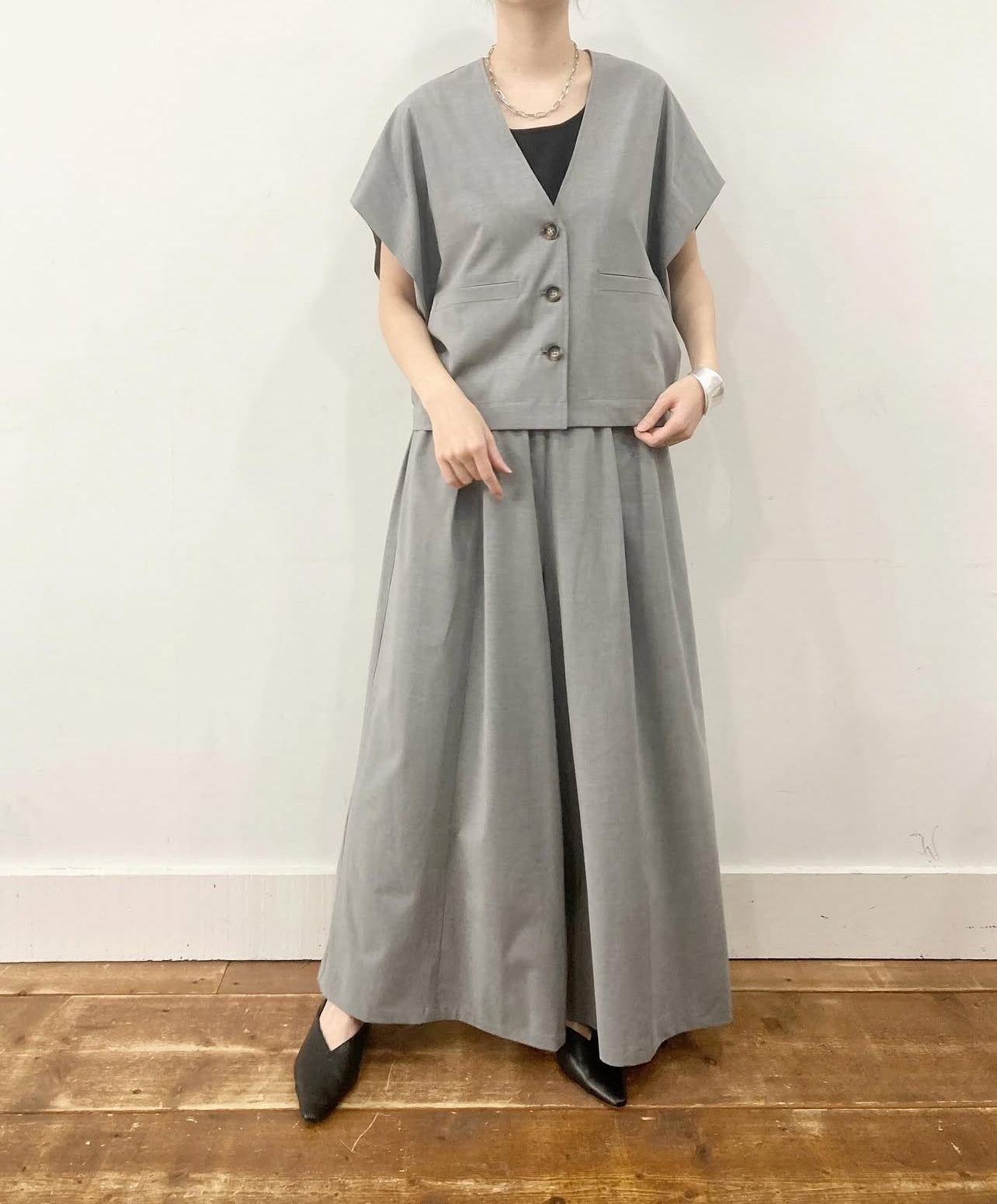 【siro de labonte】タックバギーパンツ/R523302