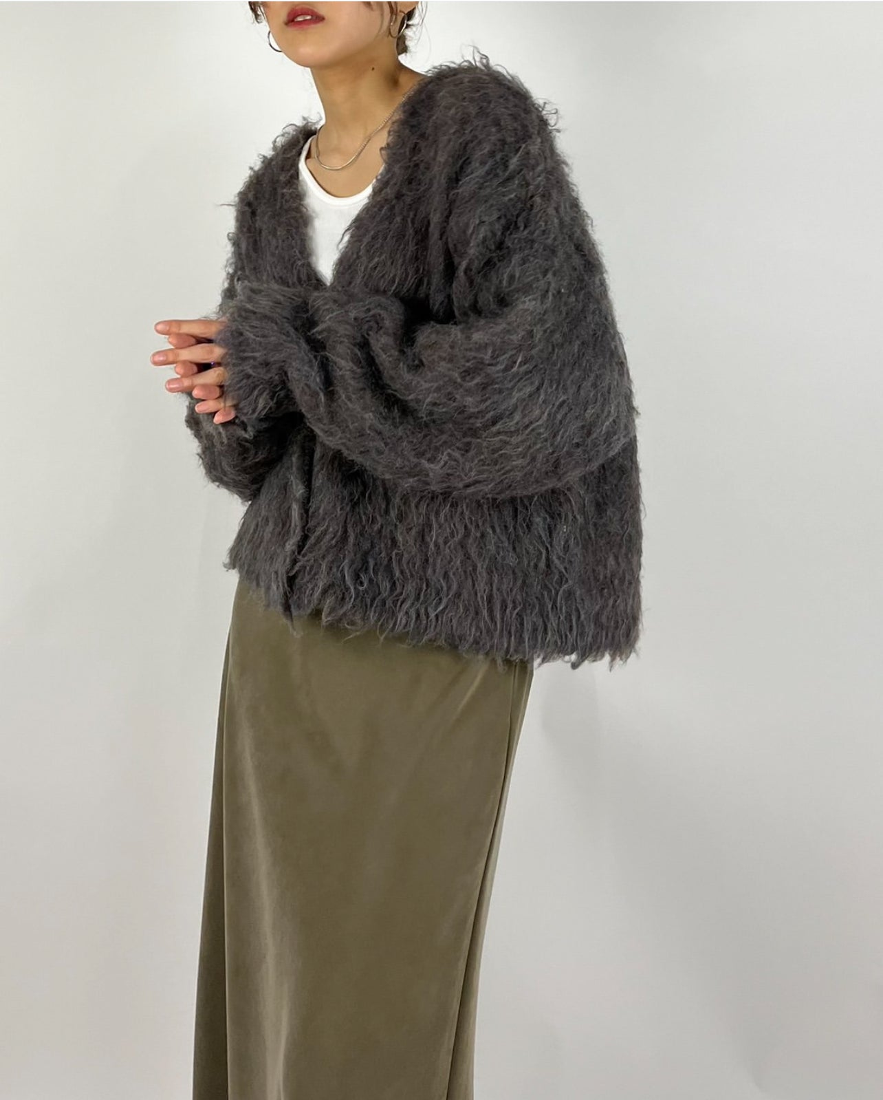 【PASSIONE】シャギーカーディガン/546913