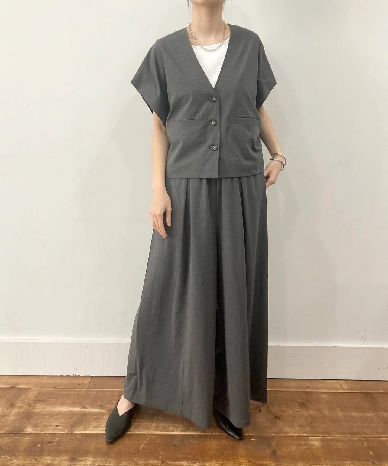 【siro de labonte】タックバギーパンツ/R523302