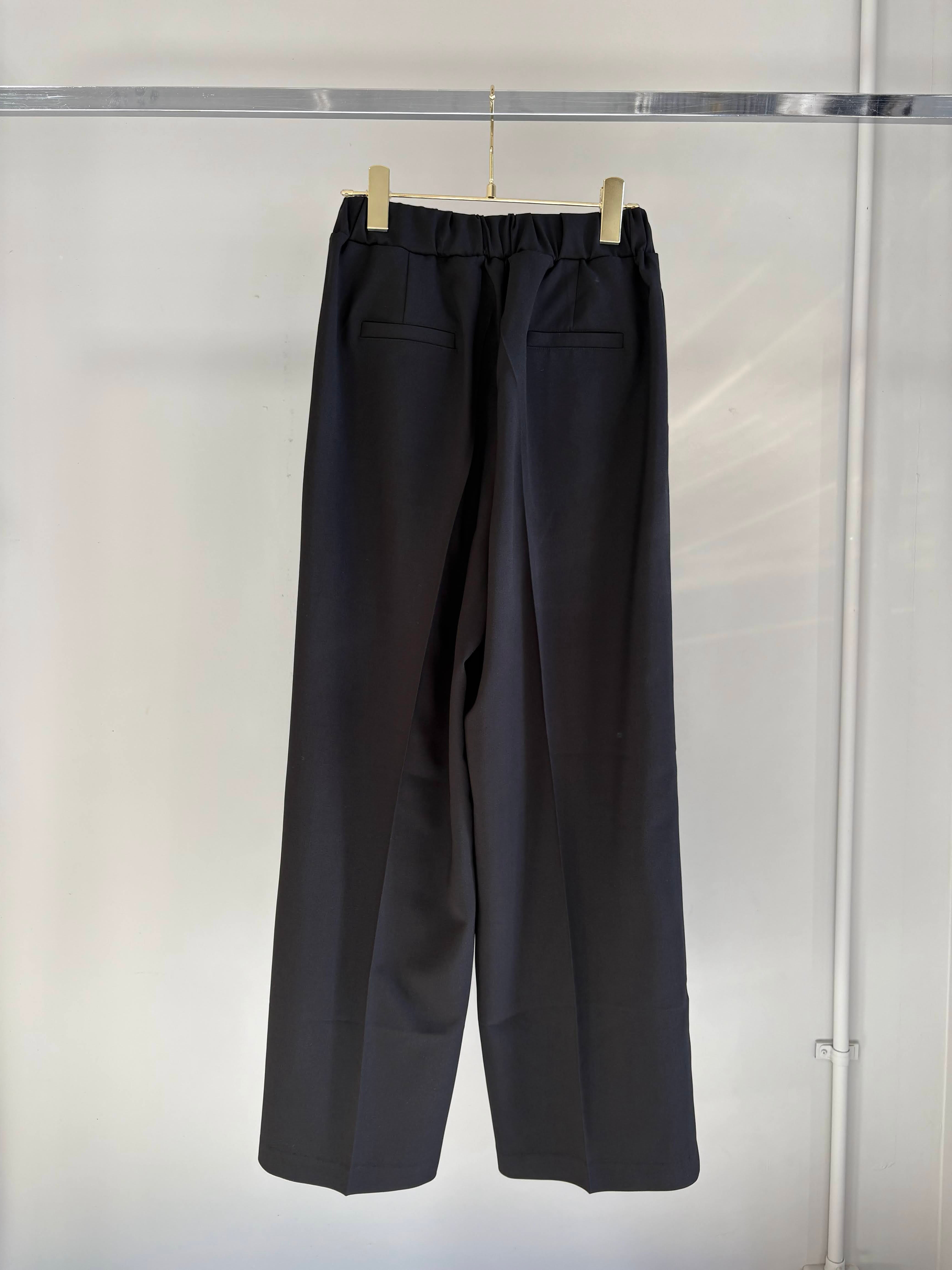 【MARGAUX VINTAGE】センタープレスウエストゴムパンツ/MG PT-26057-S