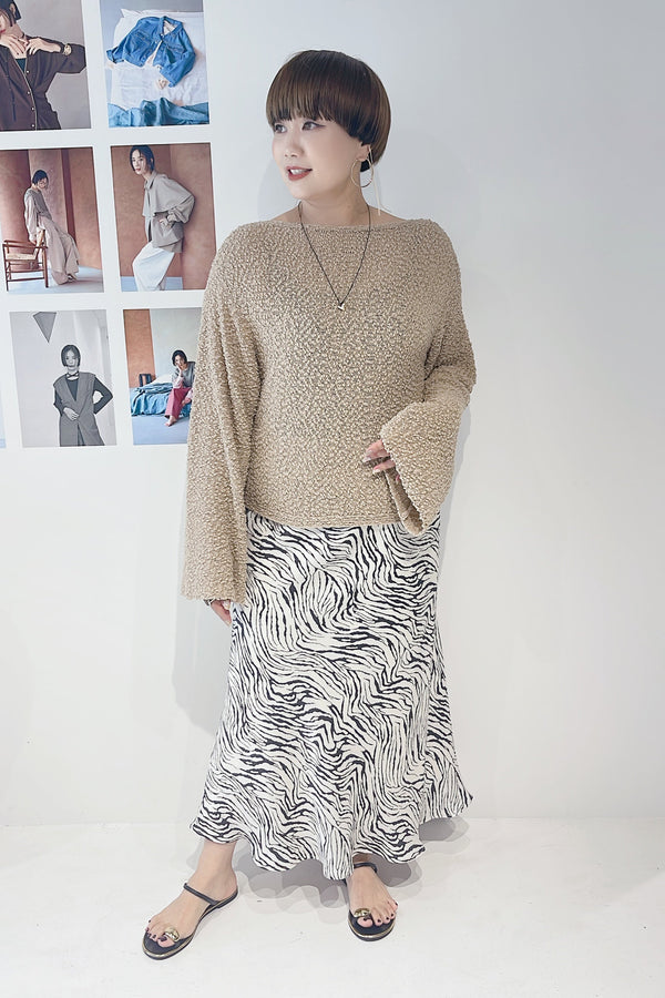 【CHIGNON】ゼブラバイアススカート/2754-044MK