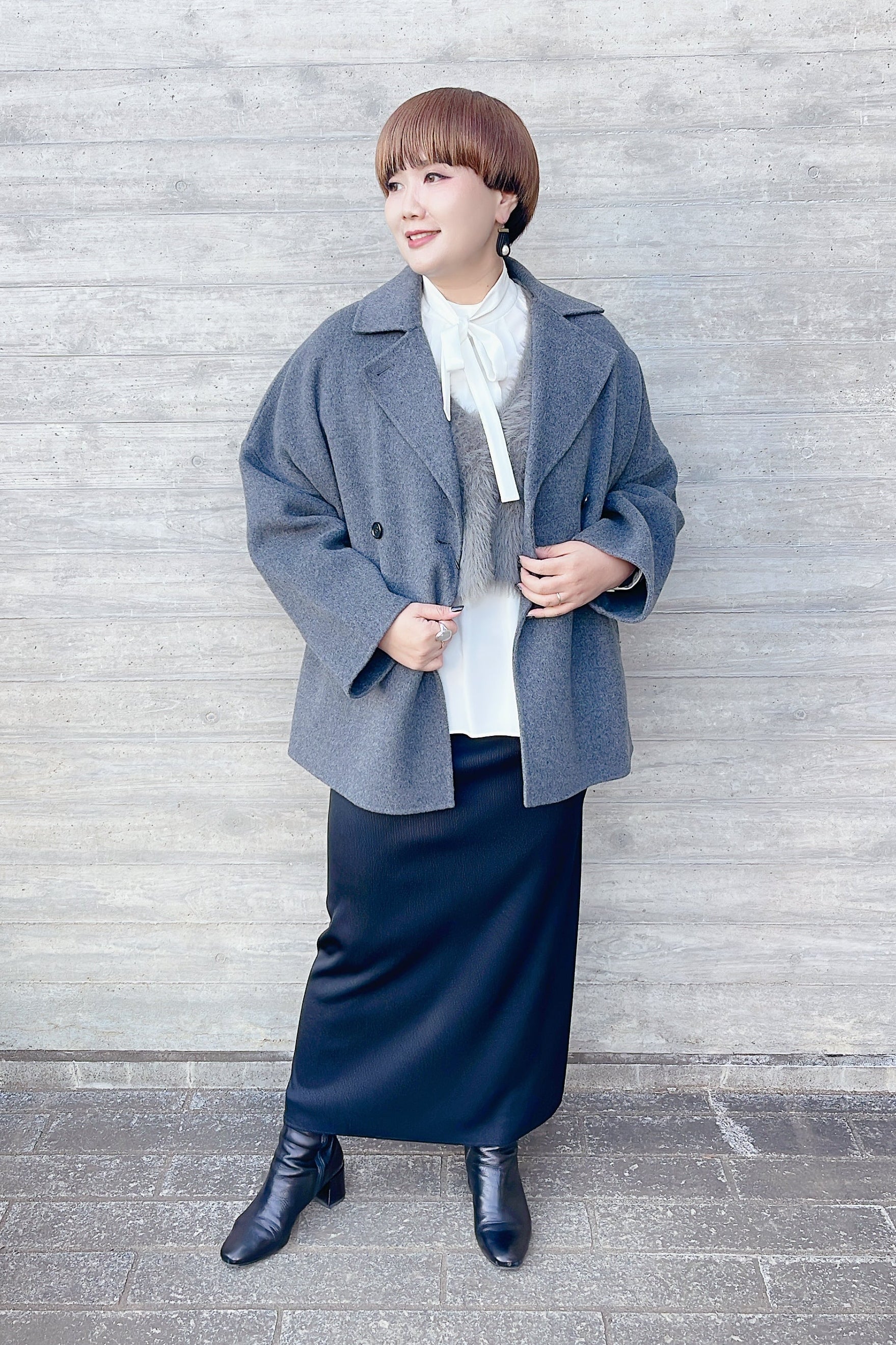 CLOCHE】ダブルフェイスコート/55284510