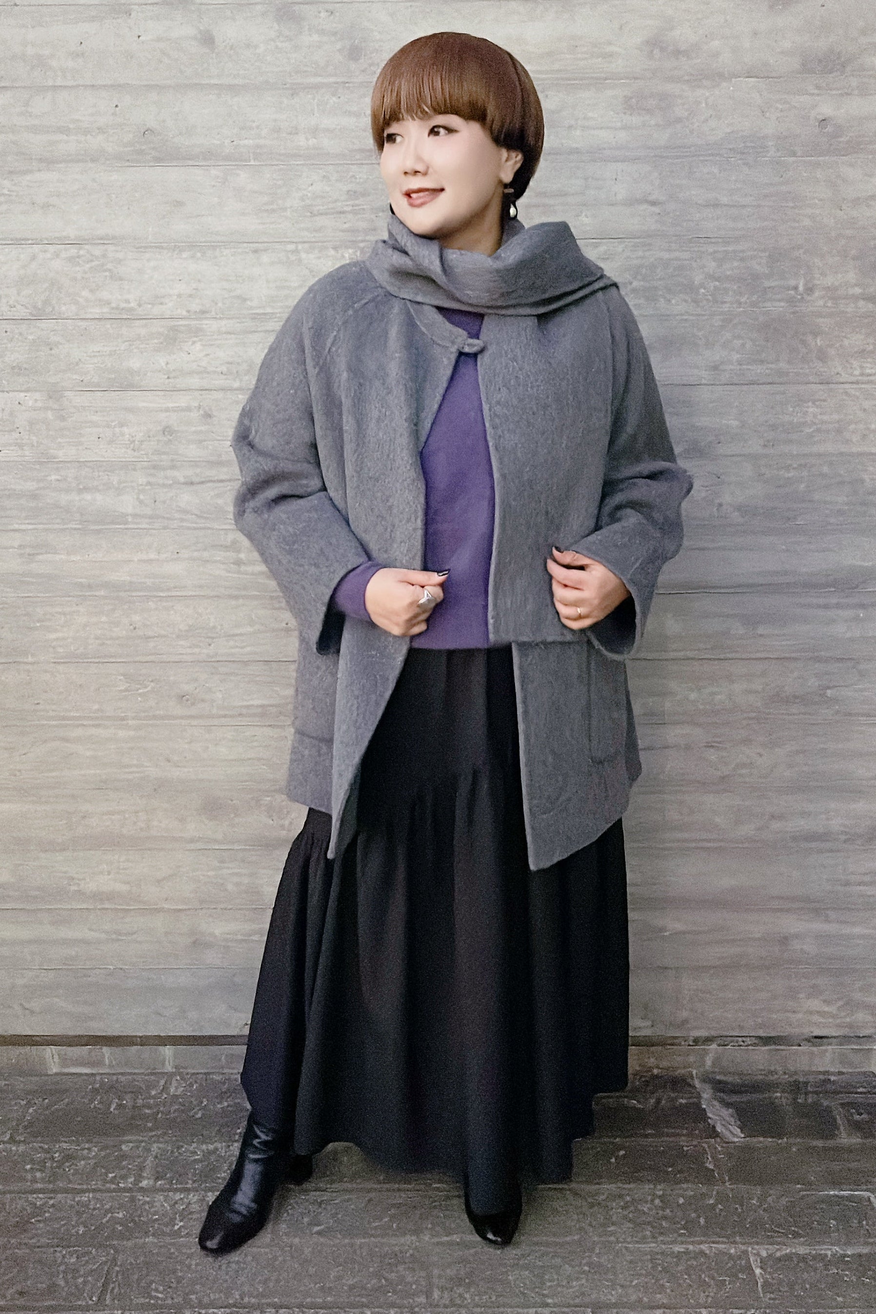 ふくれジャカードスカート　PASSIONE/416619