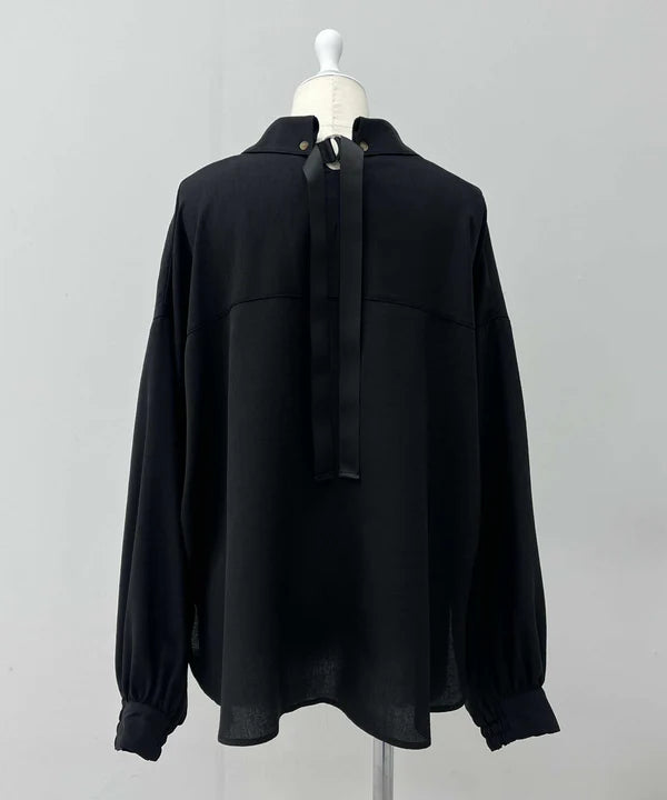 【HERENCIA】バックグログランテープブラウス/H426113