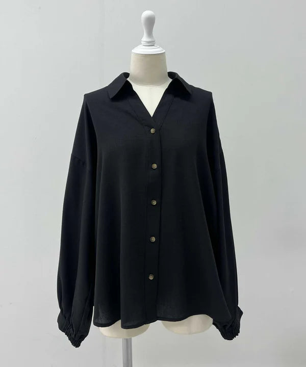 【HERENCIA】バックグログランテープブラウス/H426113