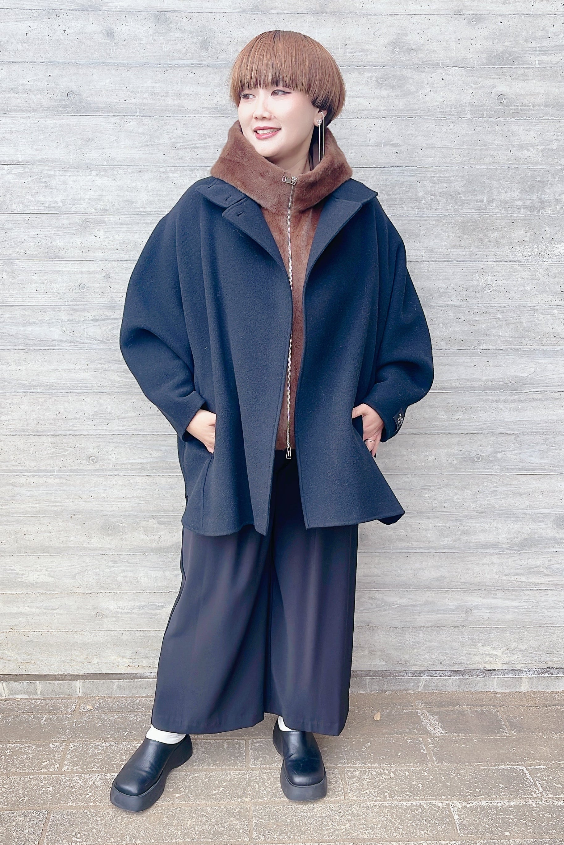 Dignite Collier】ダブルフェイスドルマンコート/80256203