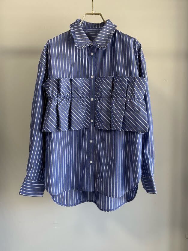 【GOOD VIEW DESIGN】フリルシャツ/GVD BL-26036