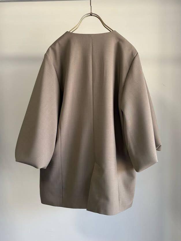 【MARGAUX VINTAGE】バルーンスリーブノーカラージャケット/MG JK-26088-A