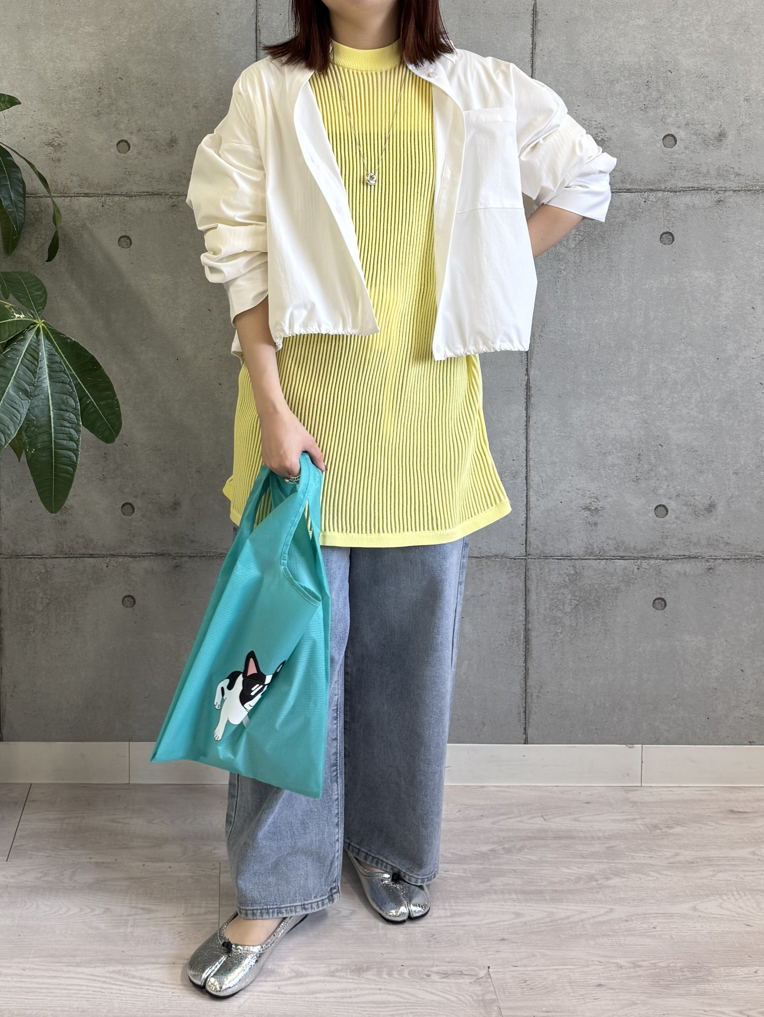 【ROSIEE】チャーム付フレンチブルドッグプリントマルシェバッグ/R781032