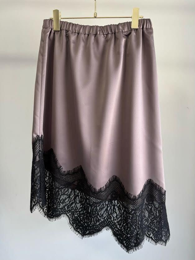 【MARGAUX VINTAGE】ヘムレーススカート/MG SK-26097-A