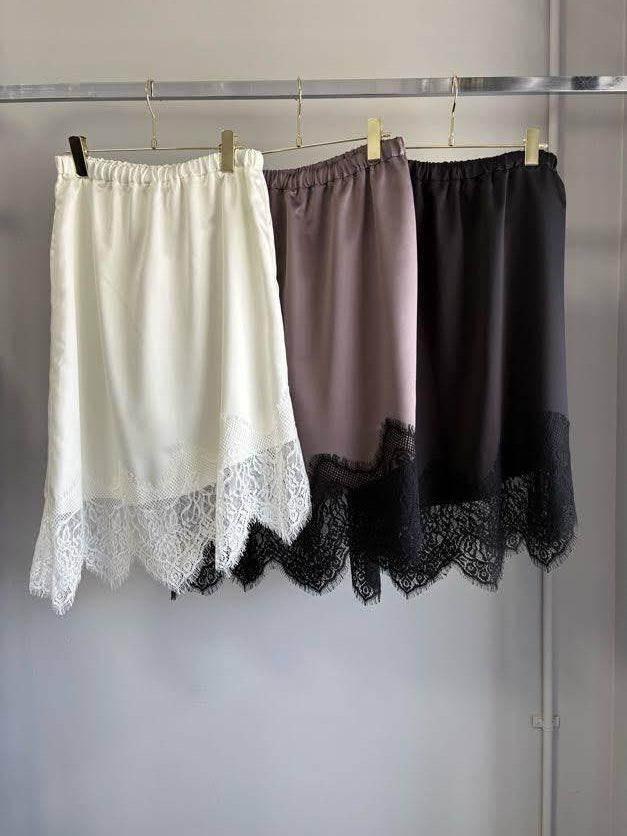 【MARGAUX VINTAGE】ヘムレーススカート/MG SK-26097-A