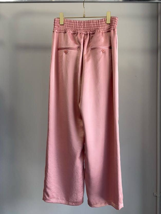 MARGAUX VINTAGE】ウエストゴムサテンパンツ/MG PT-26098-A