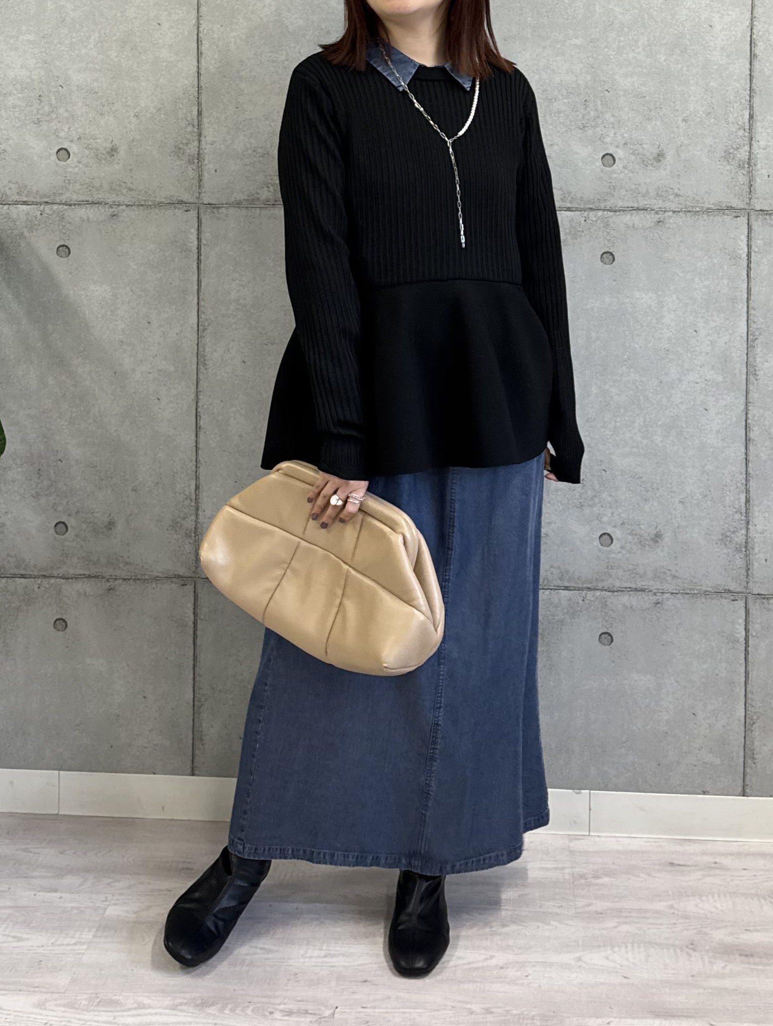 【ROSIEE】テンセルデニムワンピース/R783246