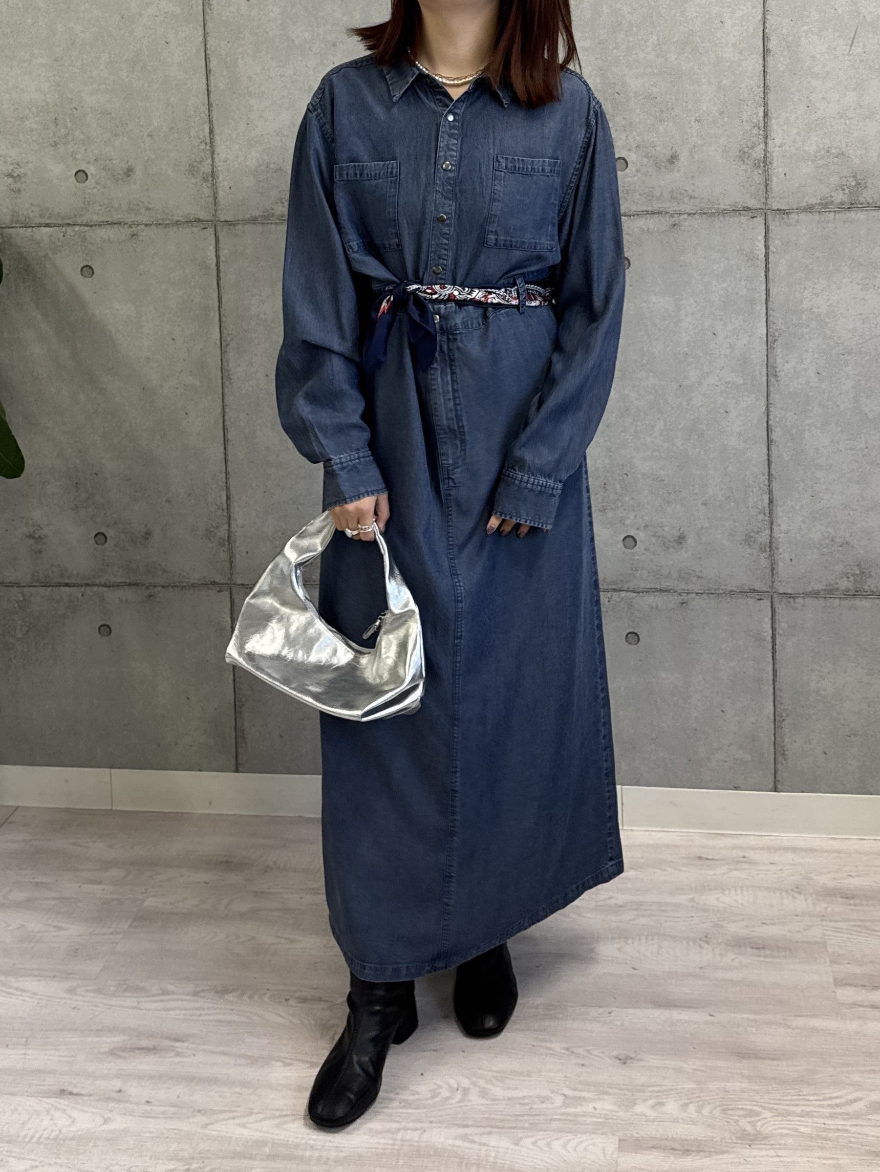 【ROSIEE】テンセルデニムワンピース/R783246