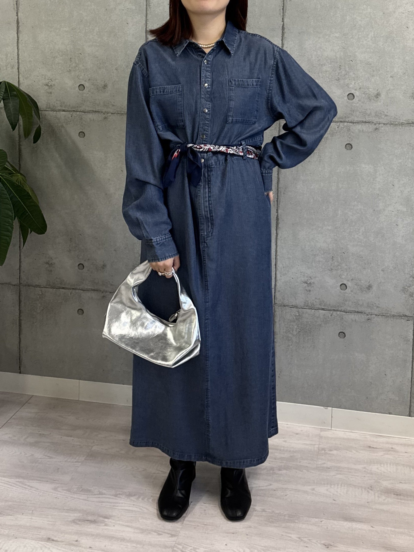 【ROSIEE】テンセルデニムワンピース/R783246