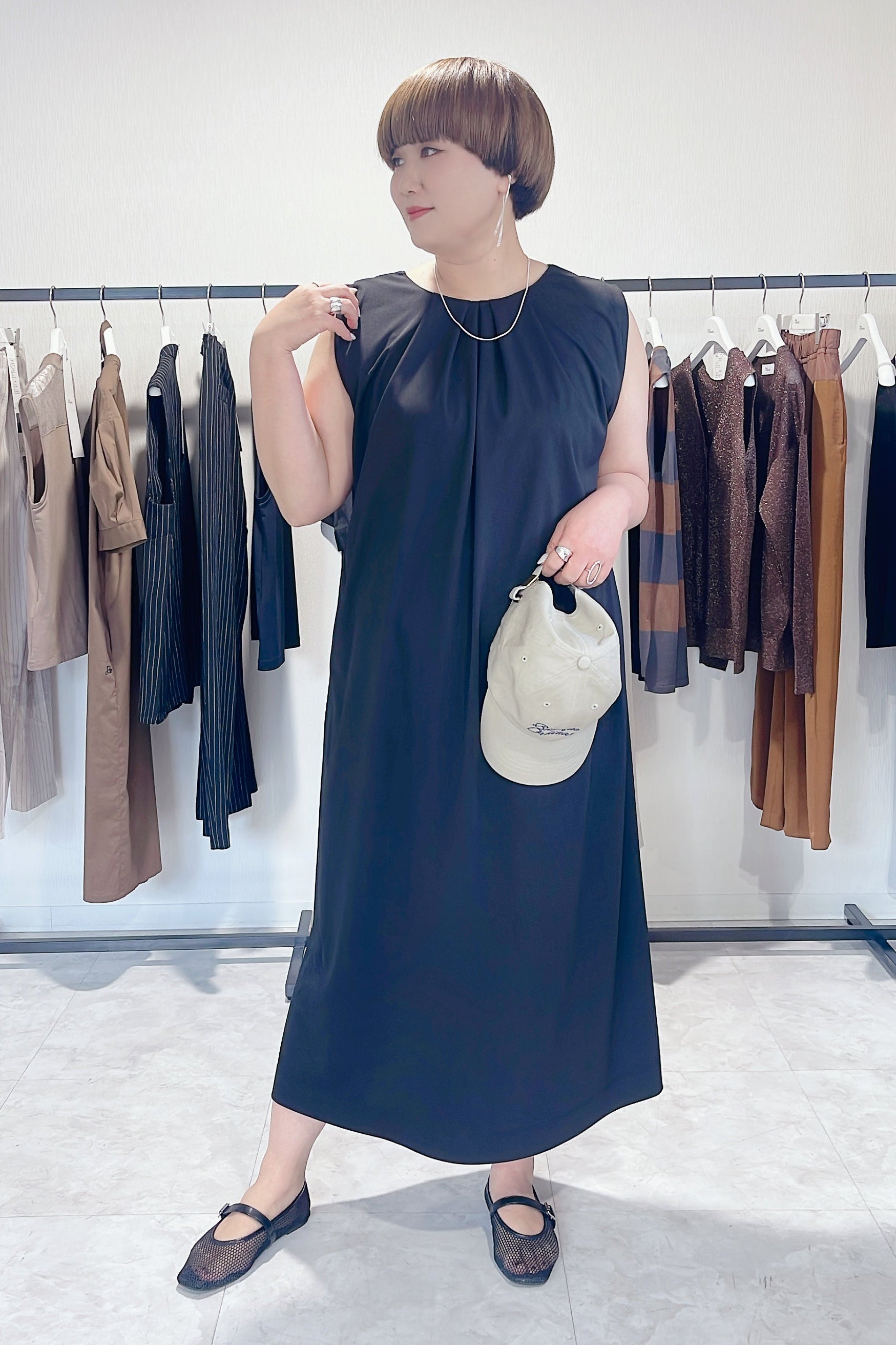 Ordinary】タックスリーブレス2wayドレス/BO26-514D