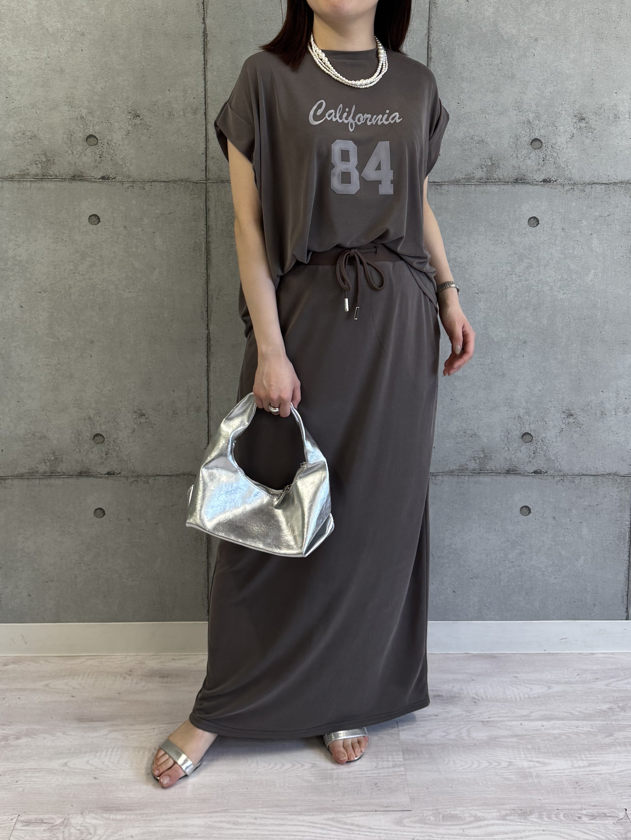 【ROSIEE】ソフトな風合いIラインスカート/R810305