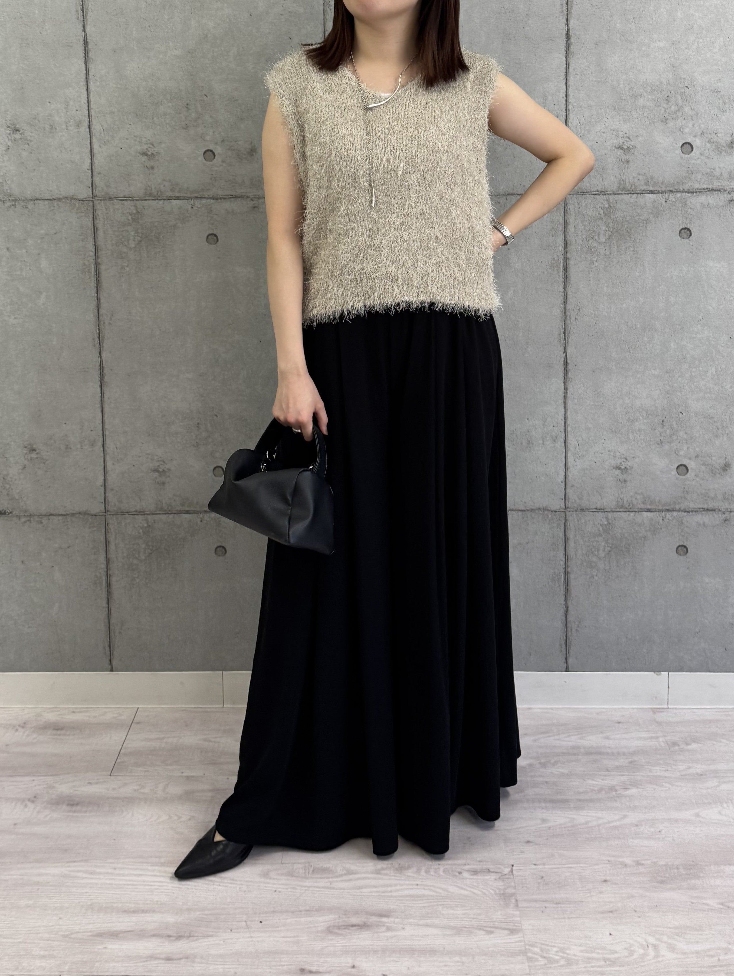 【ROSIEE】タック入りワイドイージーパンツ/R810315