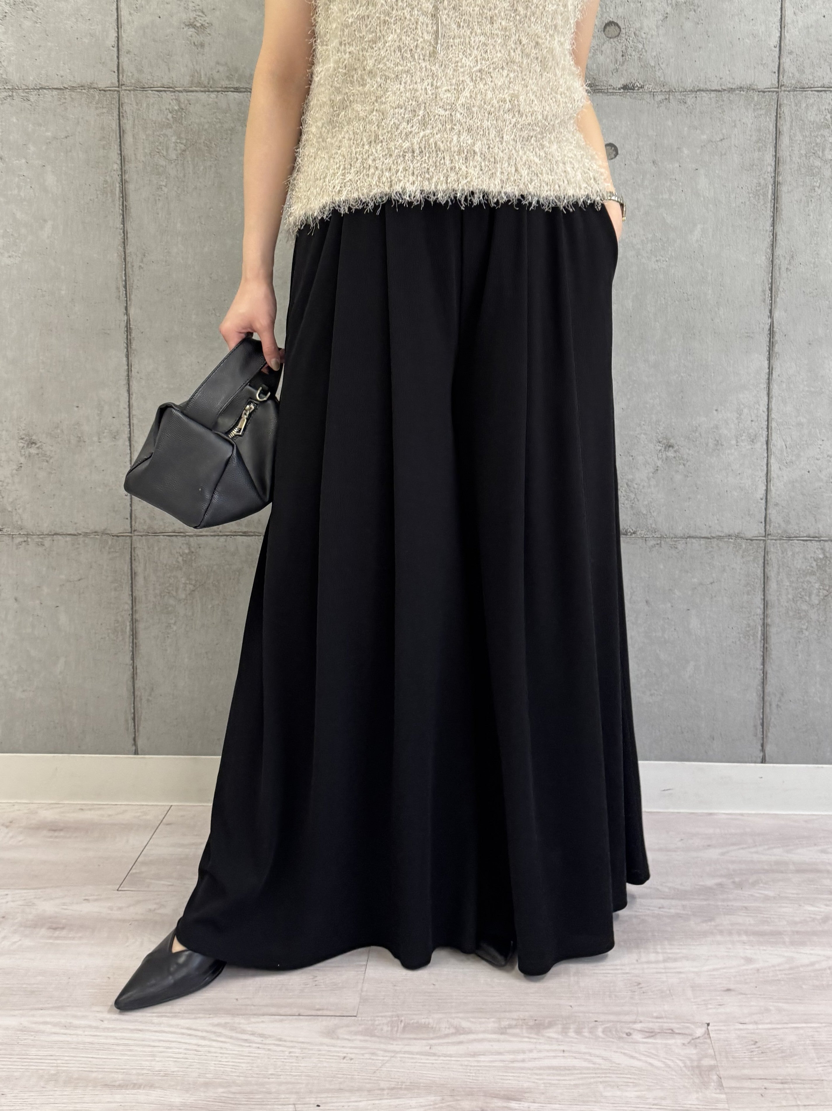 【ROSIEE】タック入りワイドイージーパンツ/R810315