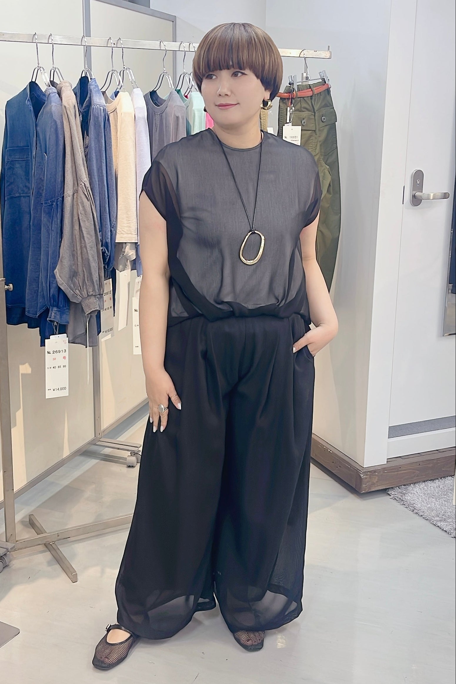 【PASSIONE】シアーレイヤードプルオーバー/26934