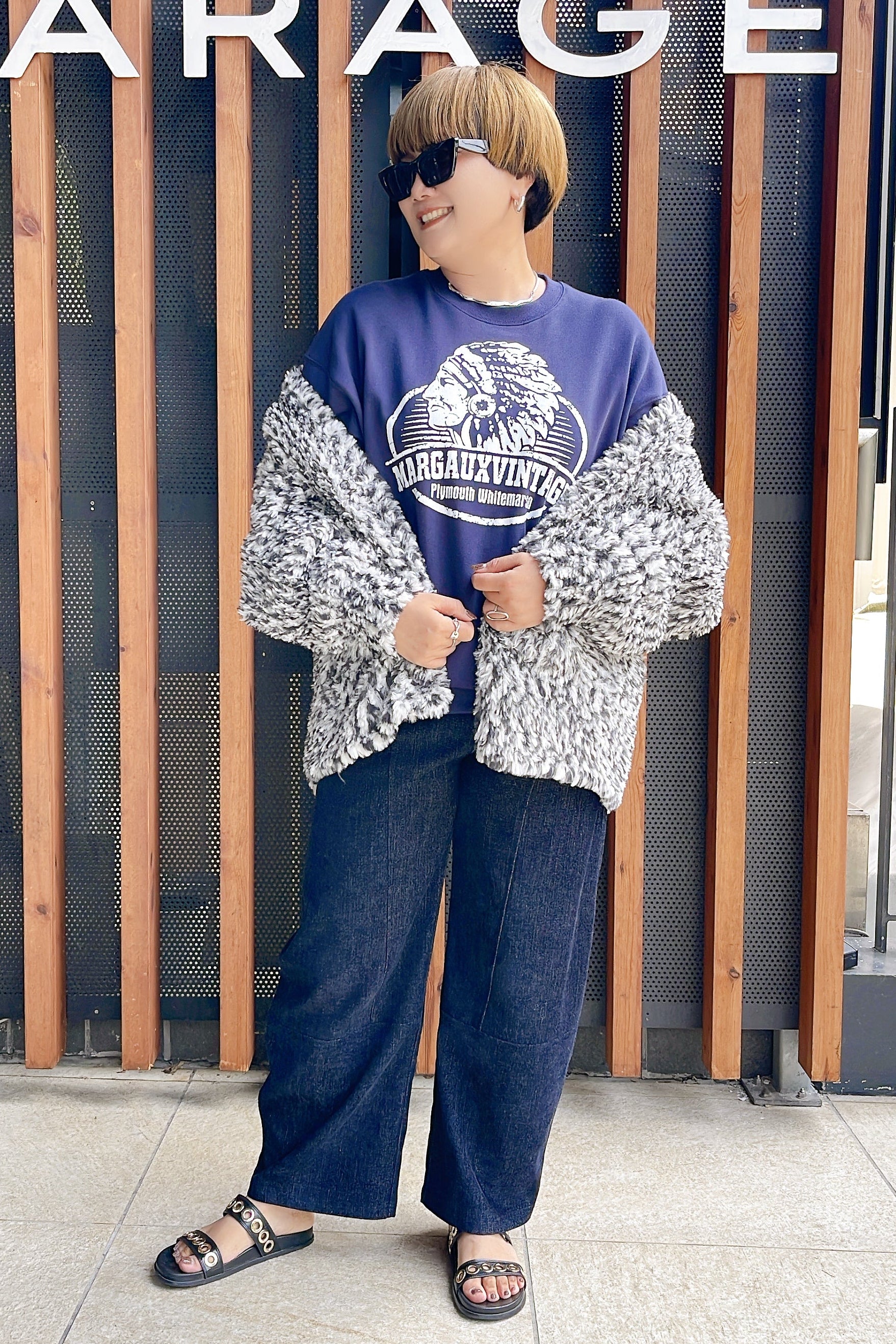 【MARGAUX VINTAGE】ロゴスウェット/MG CT-26123-A