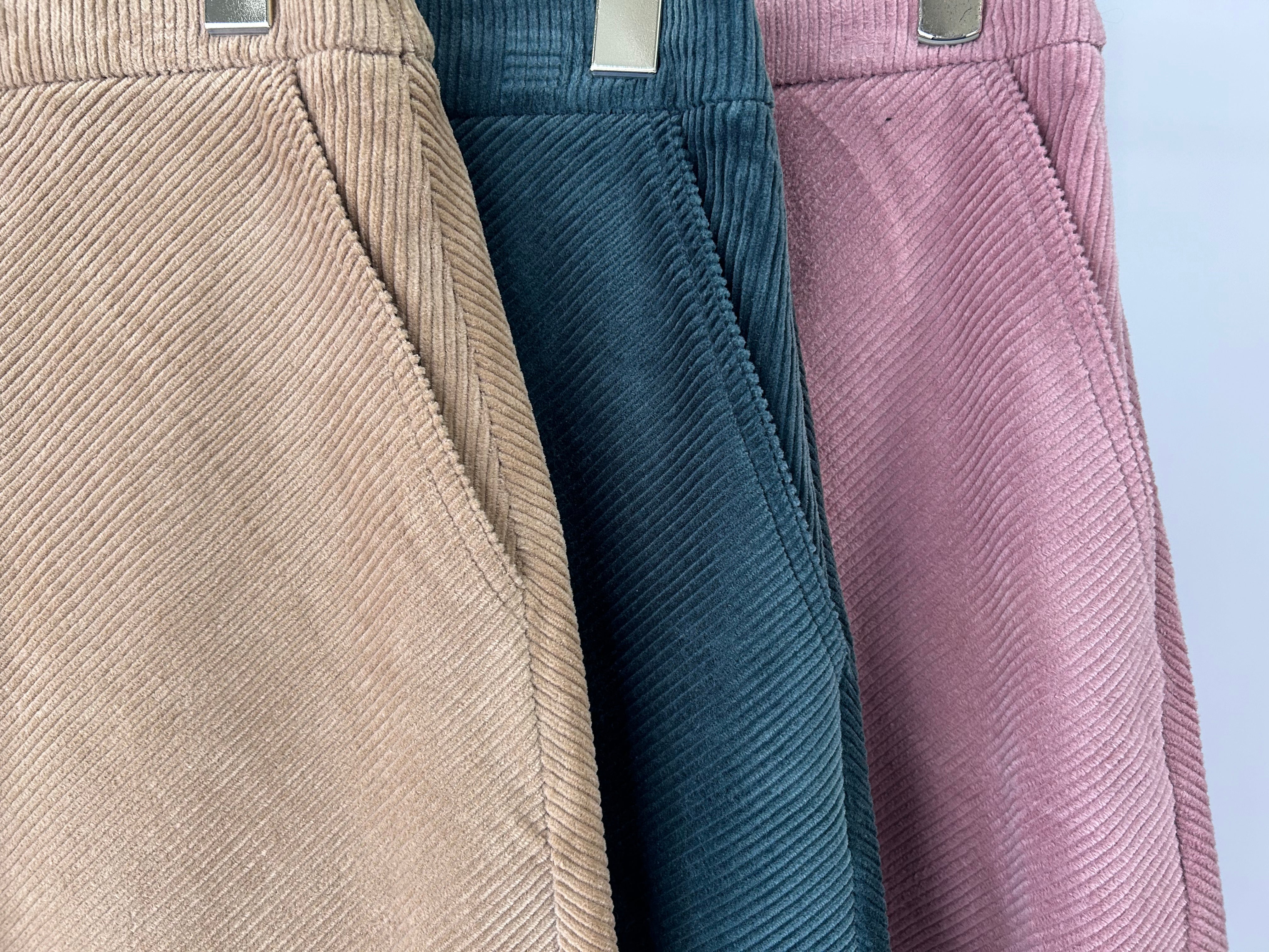 【MARGAUX VINTAGE】コーデュロイバイアススカート/MG SK-25119-A