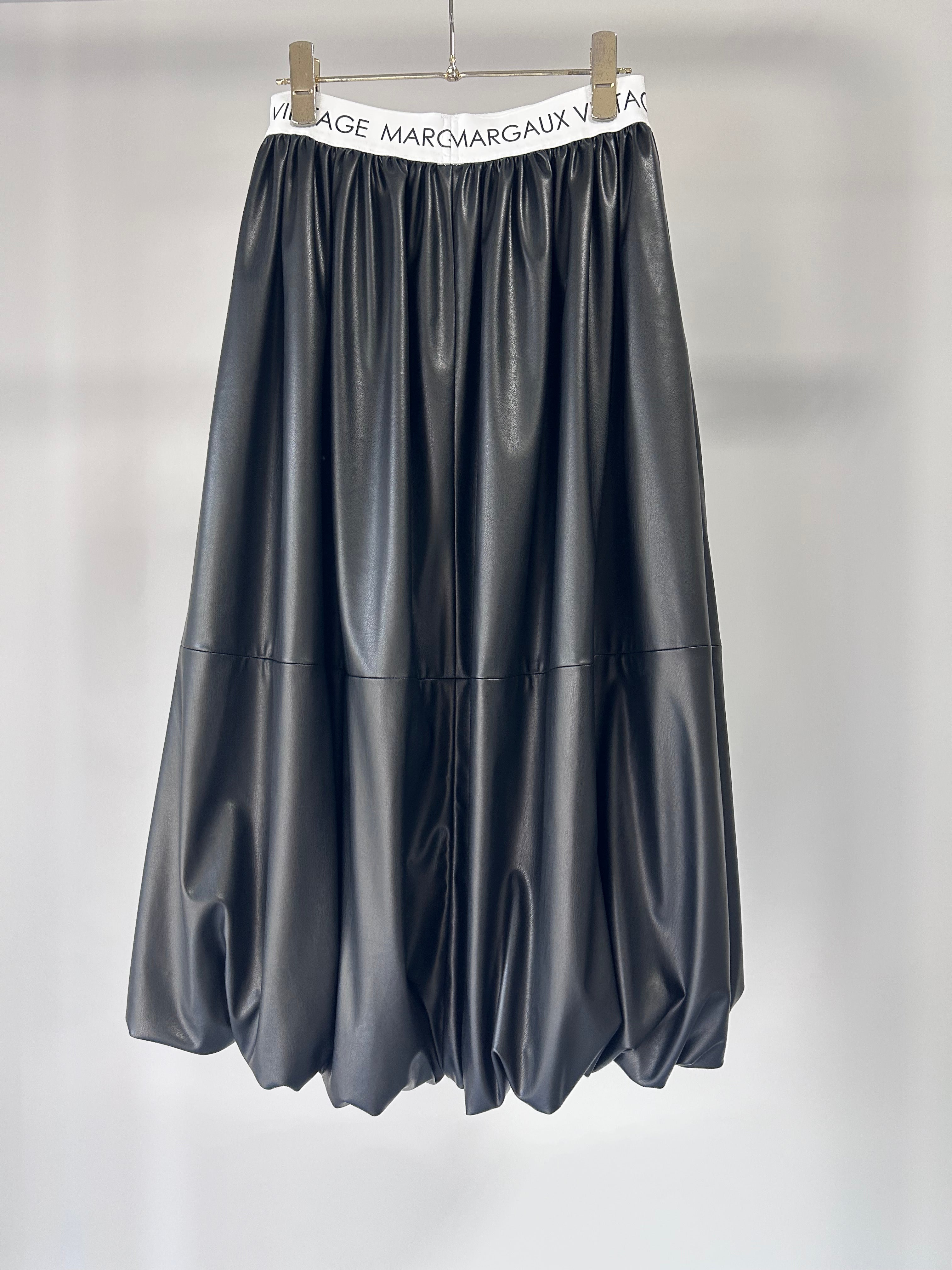 【MARGAUX VINTAGE】バルーンレザースカート/MG SK-25120-A