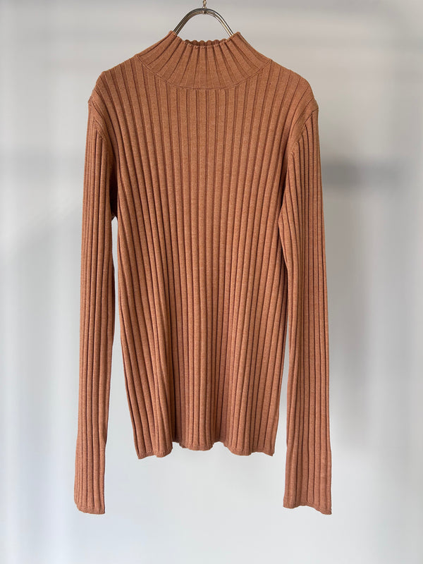 【MARGAUX VINTAGE】リブニットプルオーバー/MG KN-25132-A
