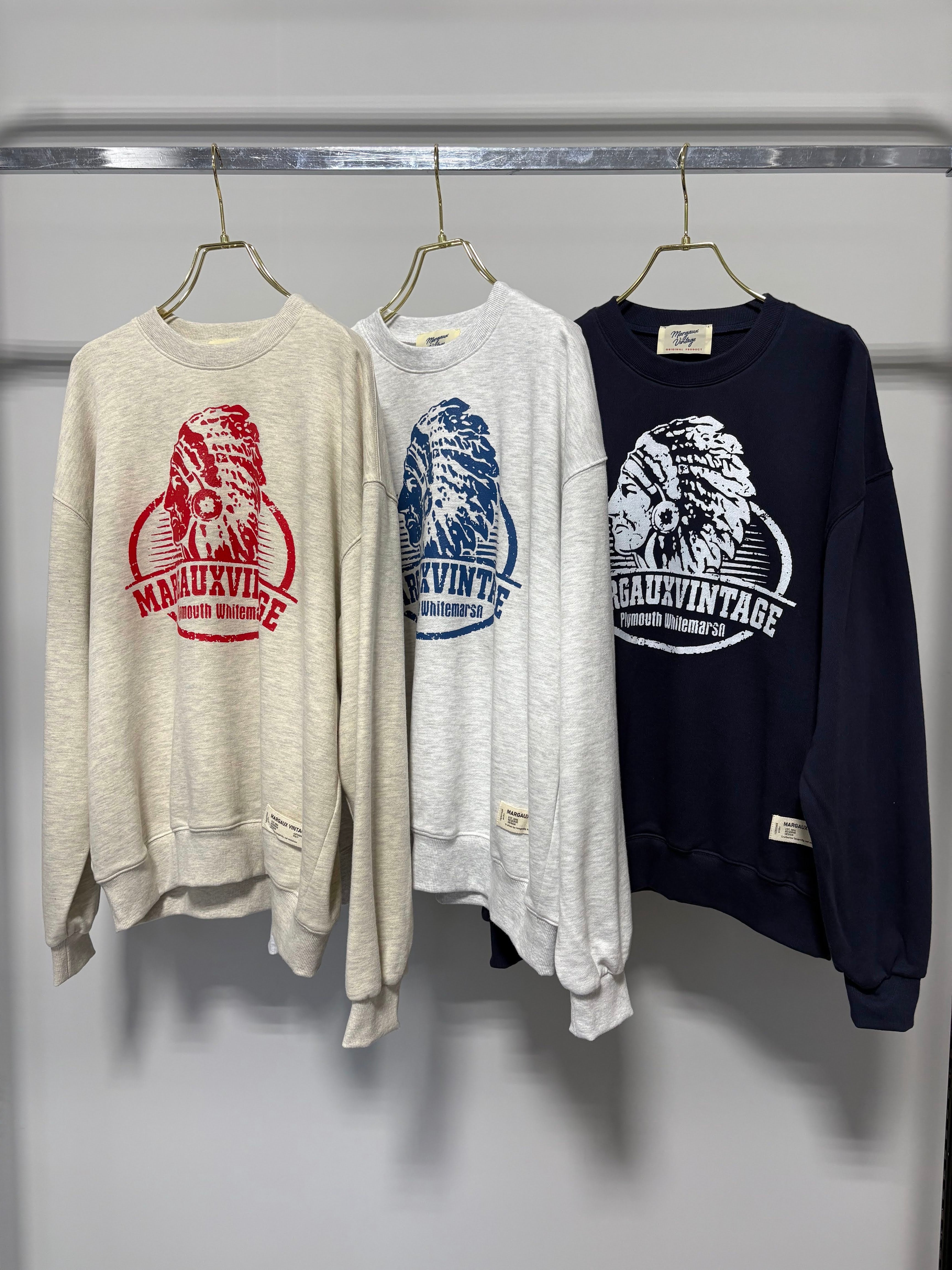 【MARGAUX VINTAGE】ロゴスウェット/MG CT-26123-A