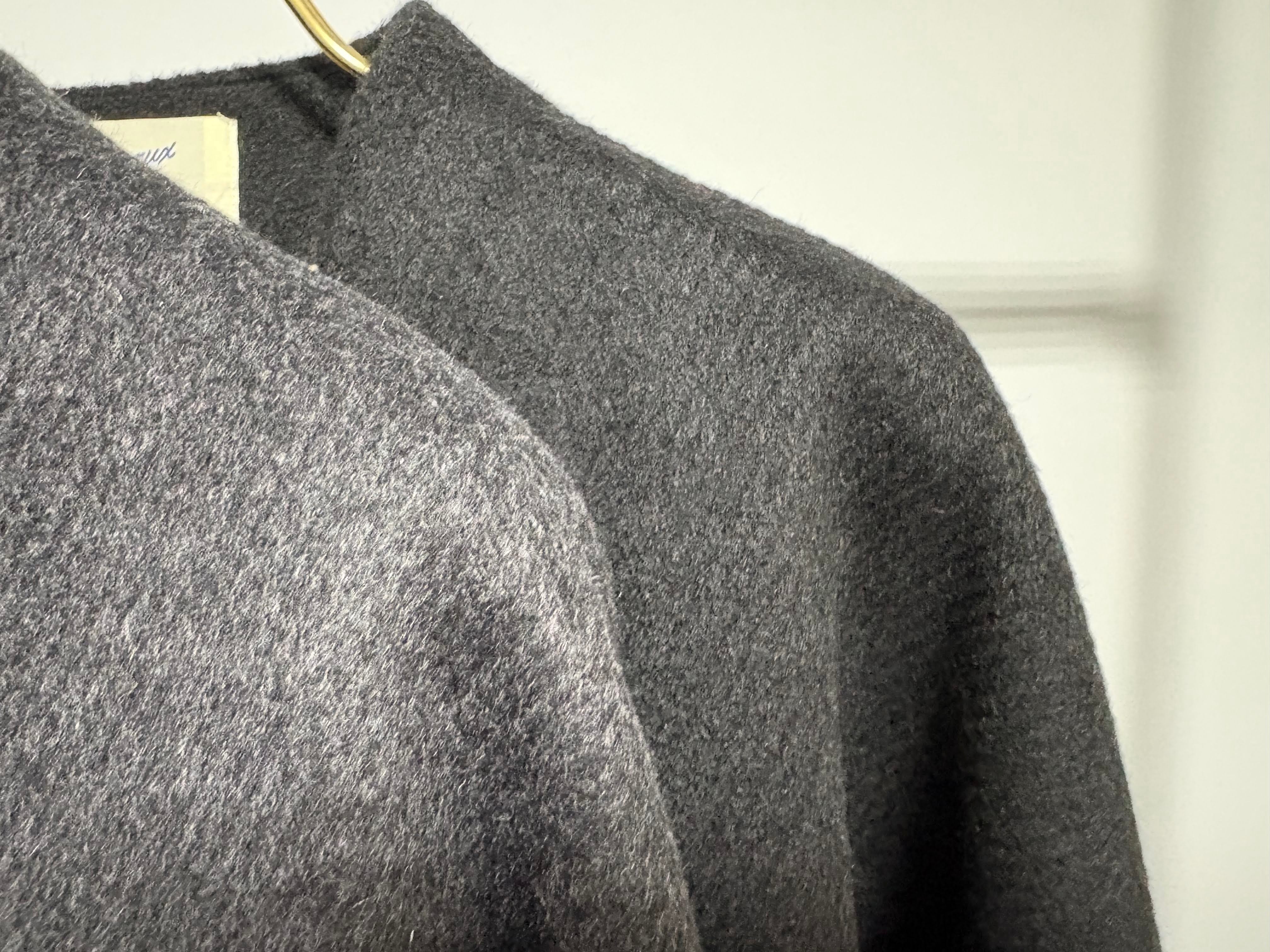 【MARGAUX VINTAGE】シャギージップアップコート 無地/MG CO-26130-A