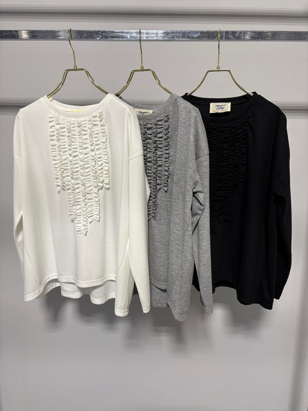 【MARGAUX VINTAGE】フリルトップス/MG CT-26147-A