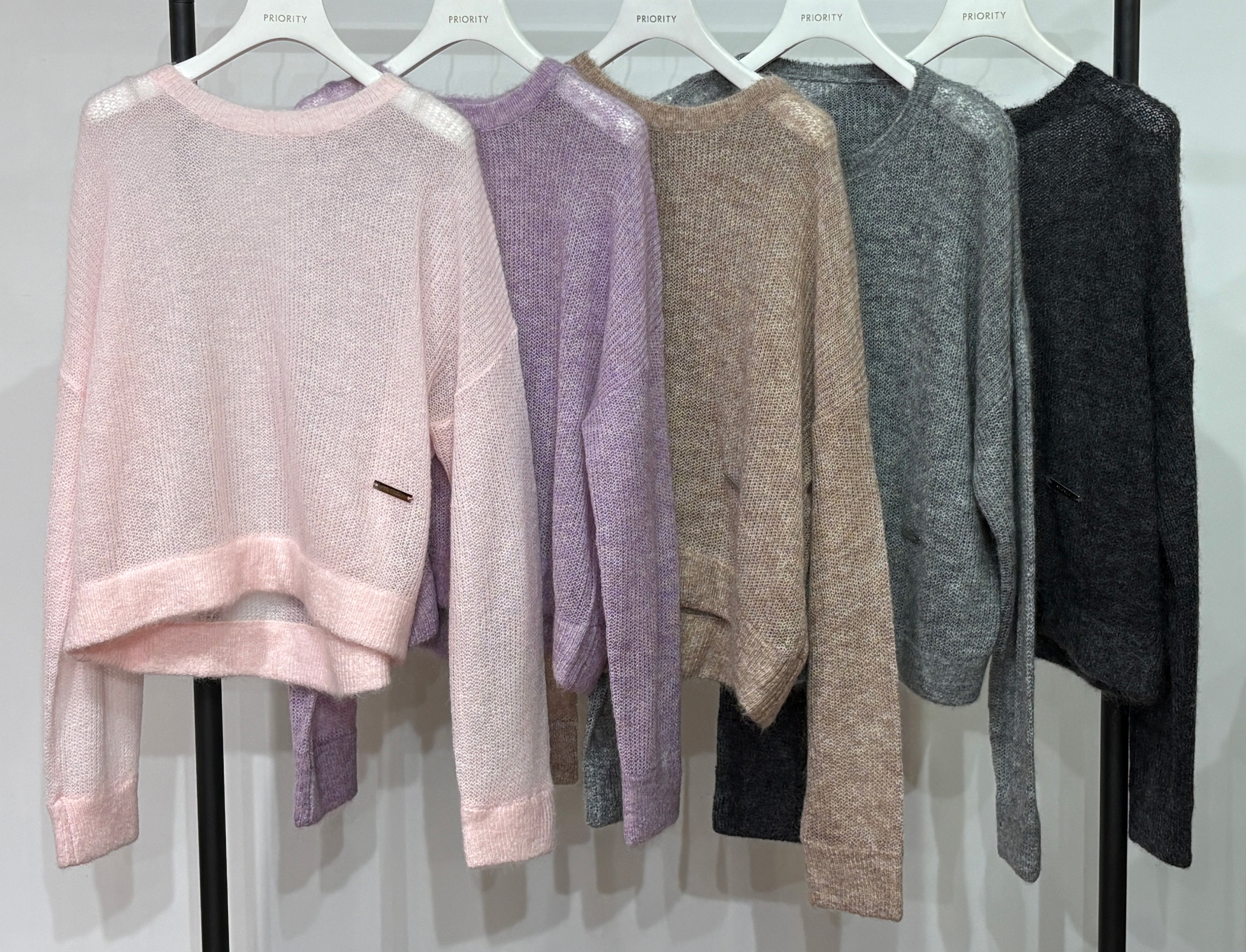 【PRIORITY】モヘヤニットT/P67007KR