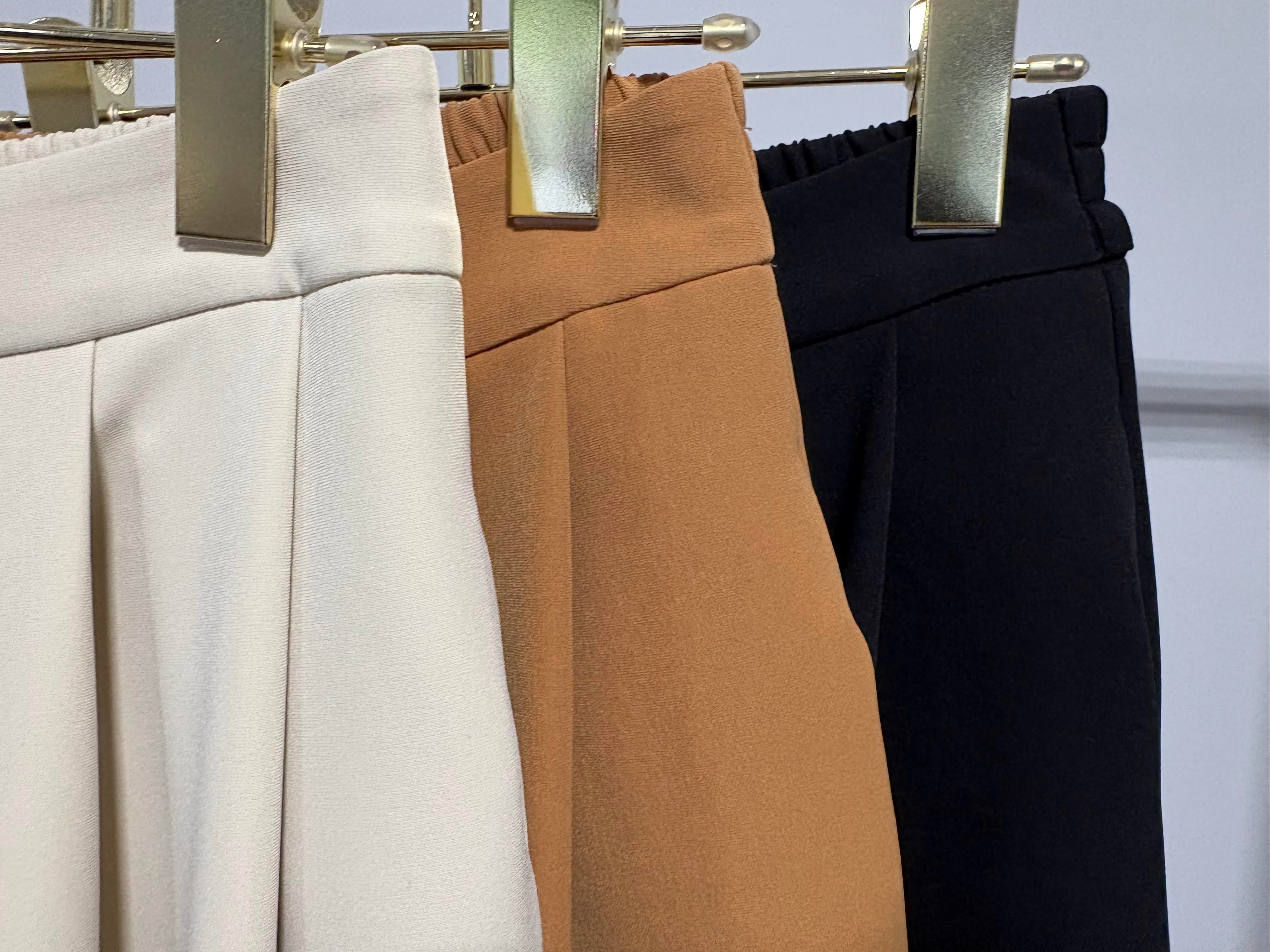 【MARGAUX VINTAGE】ウエストデザインタックパンツ/MG PT-26126-A
