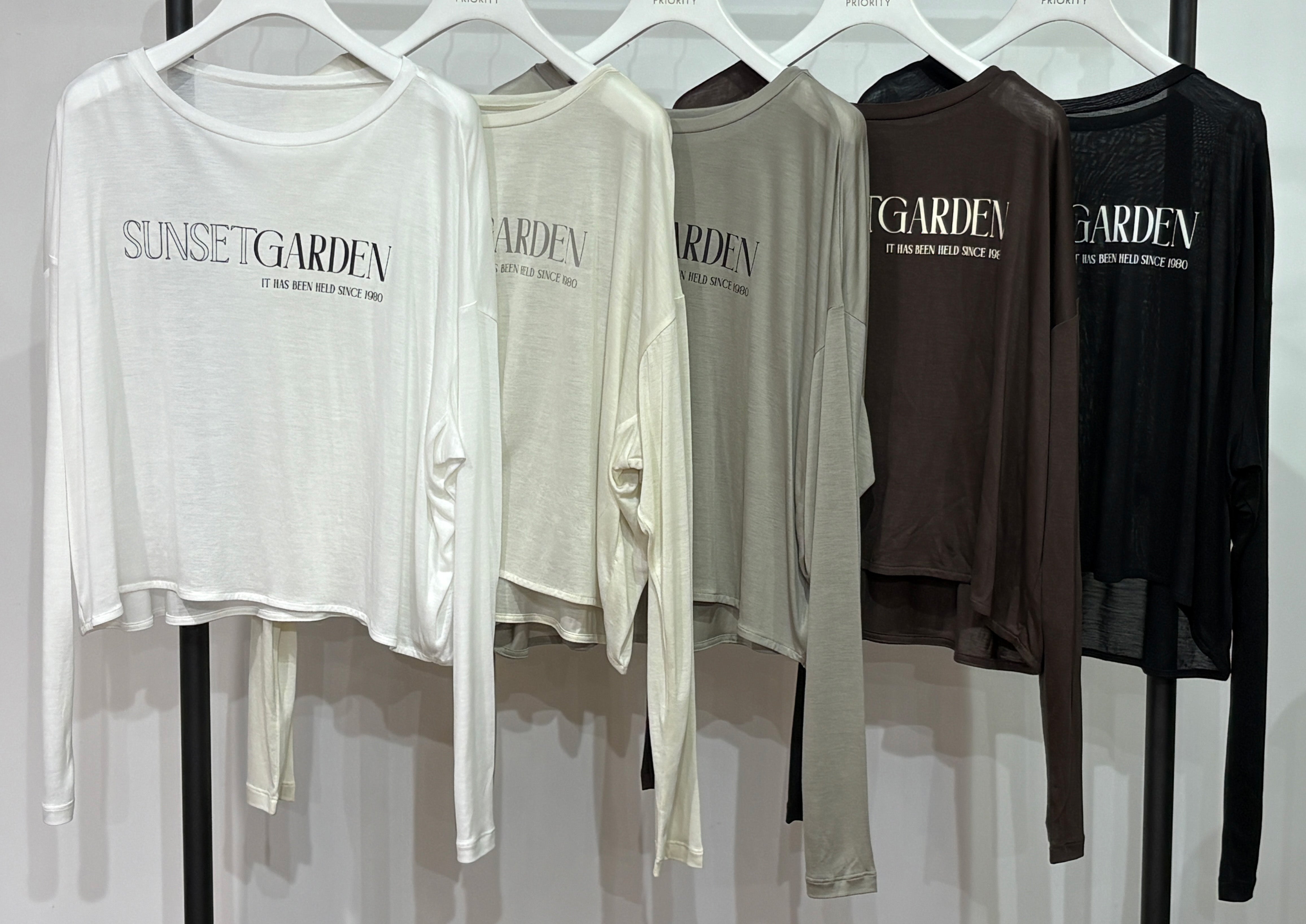 【PRIORITY】シアーロゴTシャツ/P67050HW