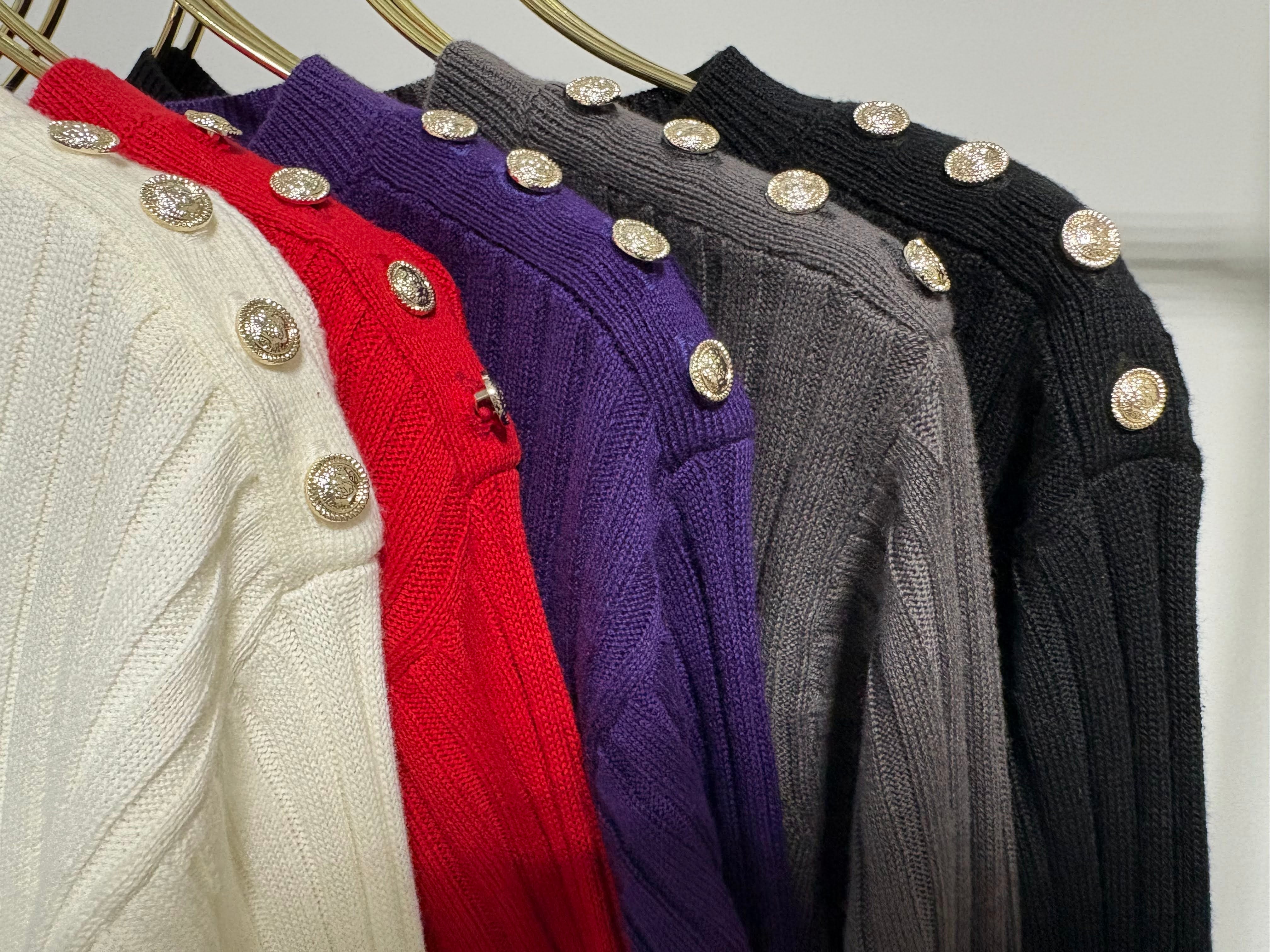 【MARGAUX VINTAGE】リブニットプルオーバー/MG KN-26148-A