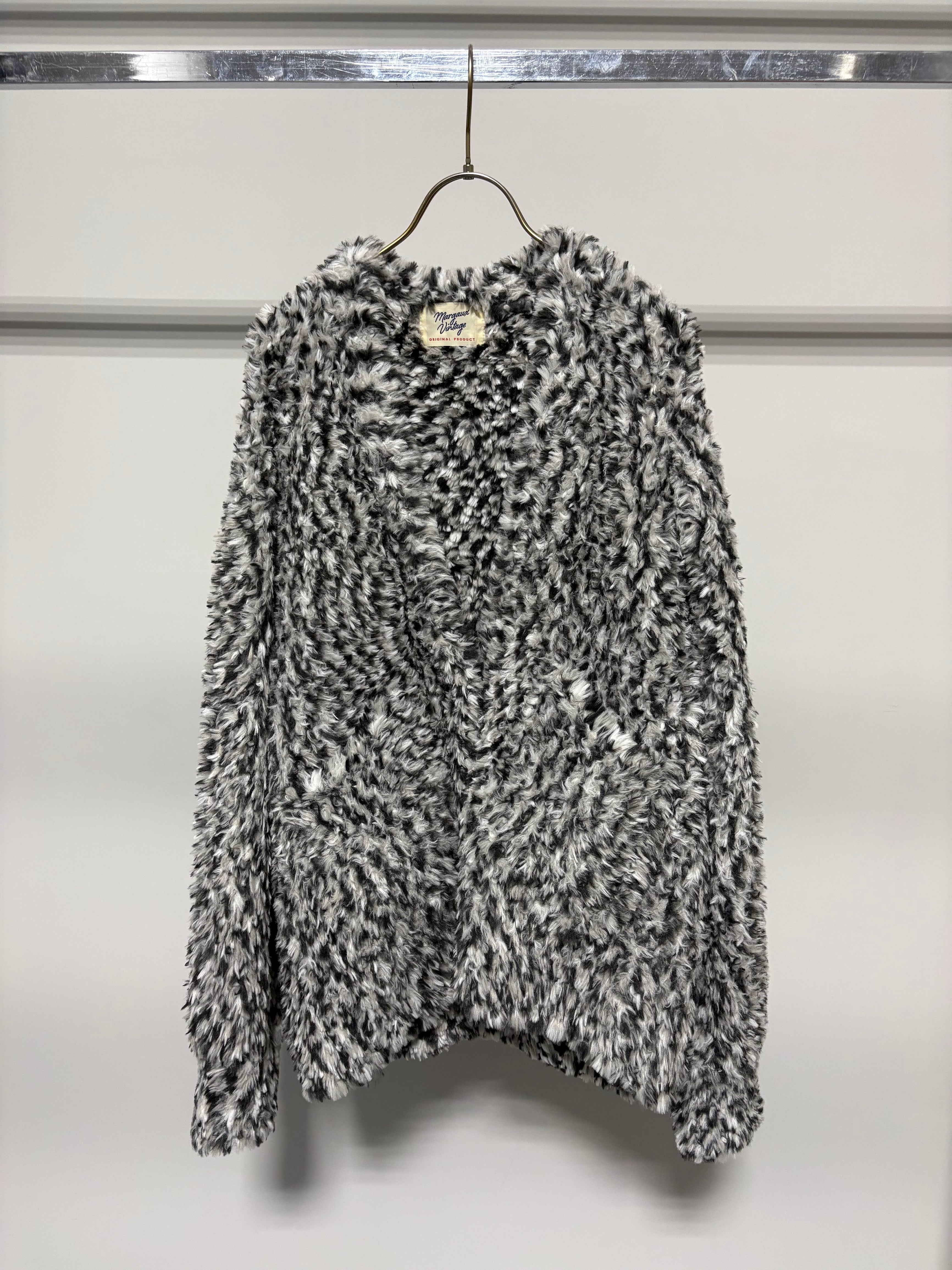【MARGAUX VINTAGE】フェザーヤーンVカーディガン/MG KN-26127-A