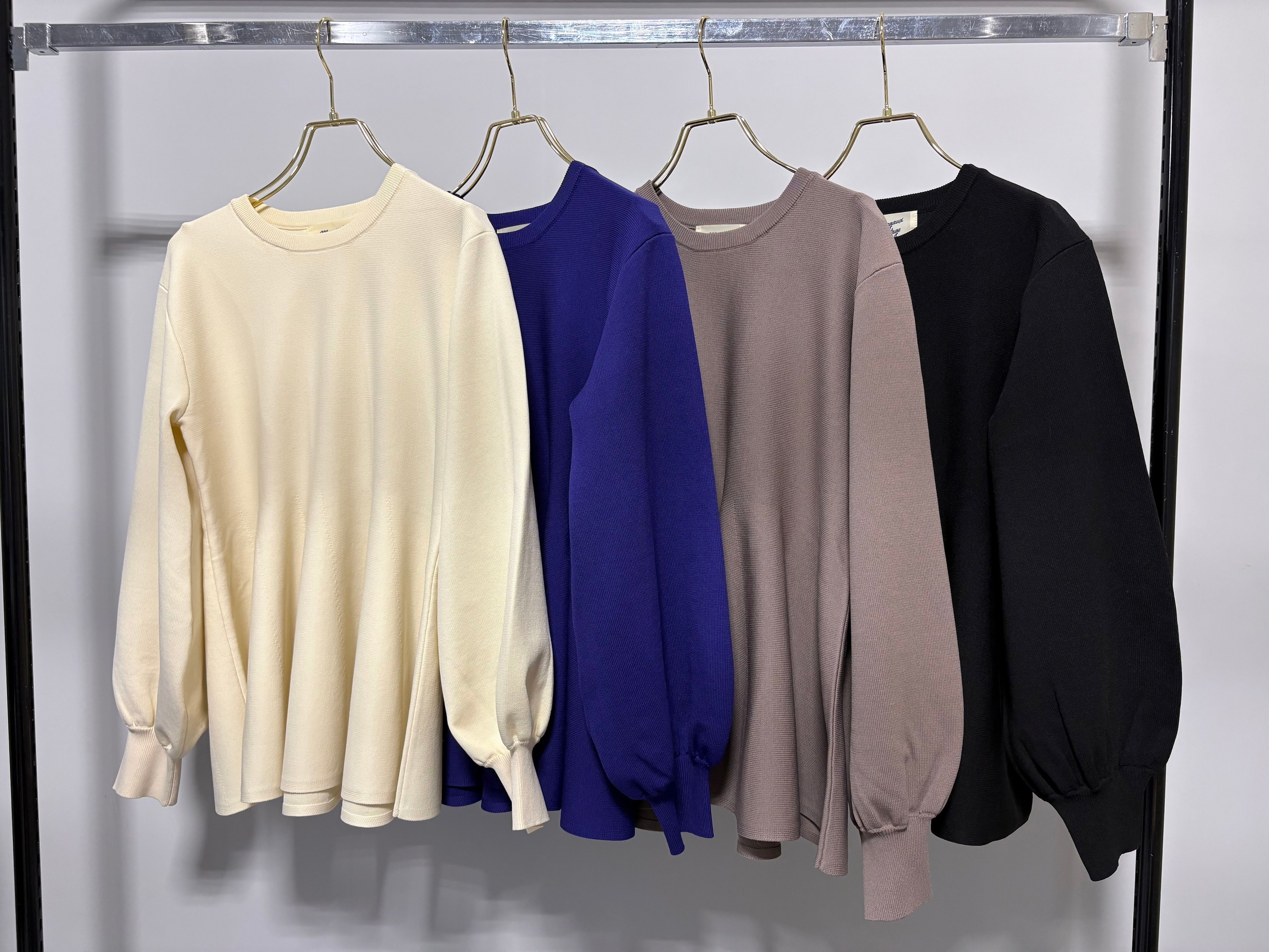 【MARGAUX VINTAGE】フレアニットプルオーバー/MG KN-26138-A