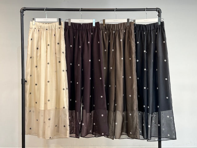 【PRIORITY】ドットプリントパンツ/P61021JT