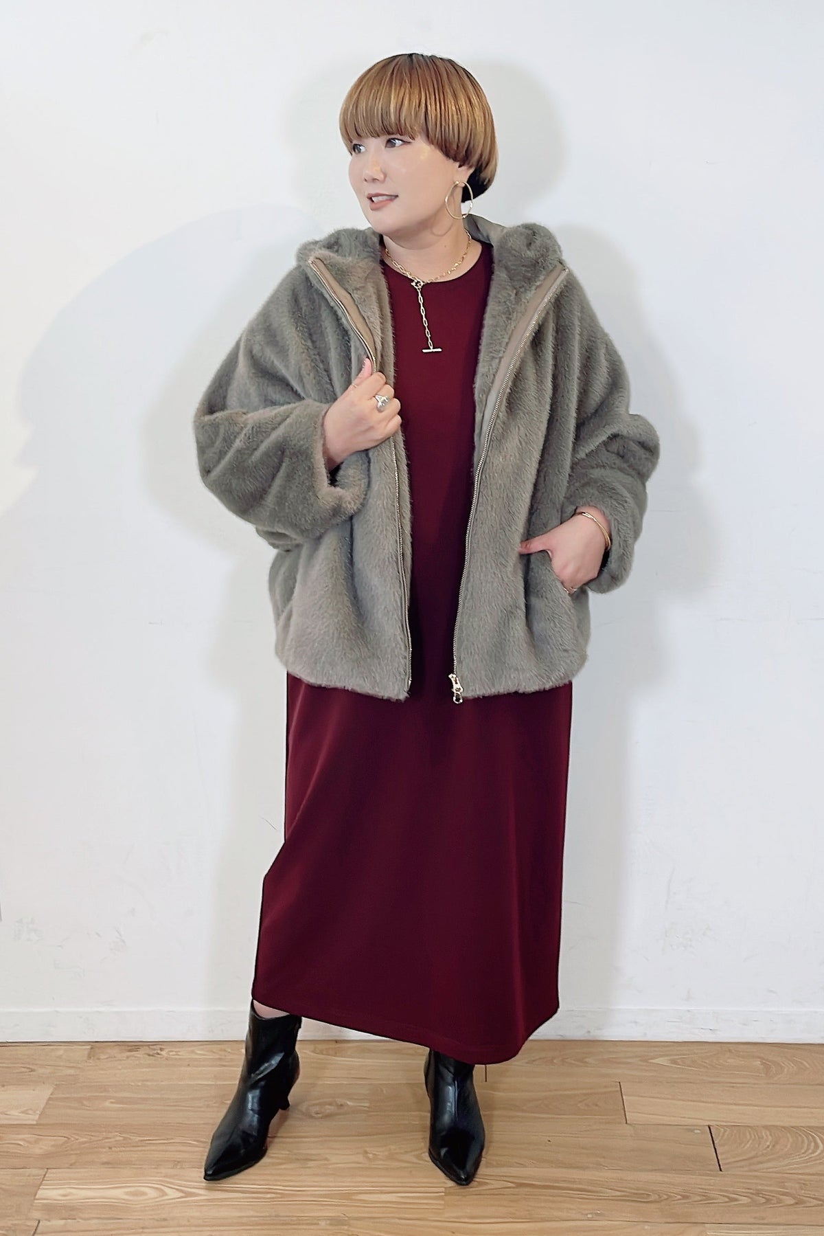 【Dignite Collier】ファーコート/80269581