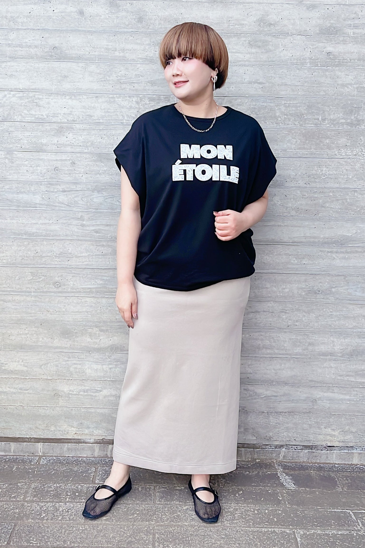 【siro de labonte】MON ETOILEタックスリーブT/R623214