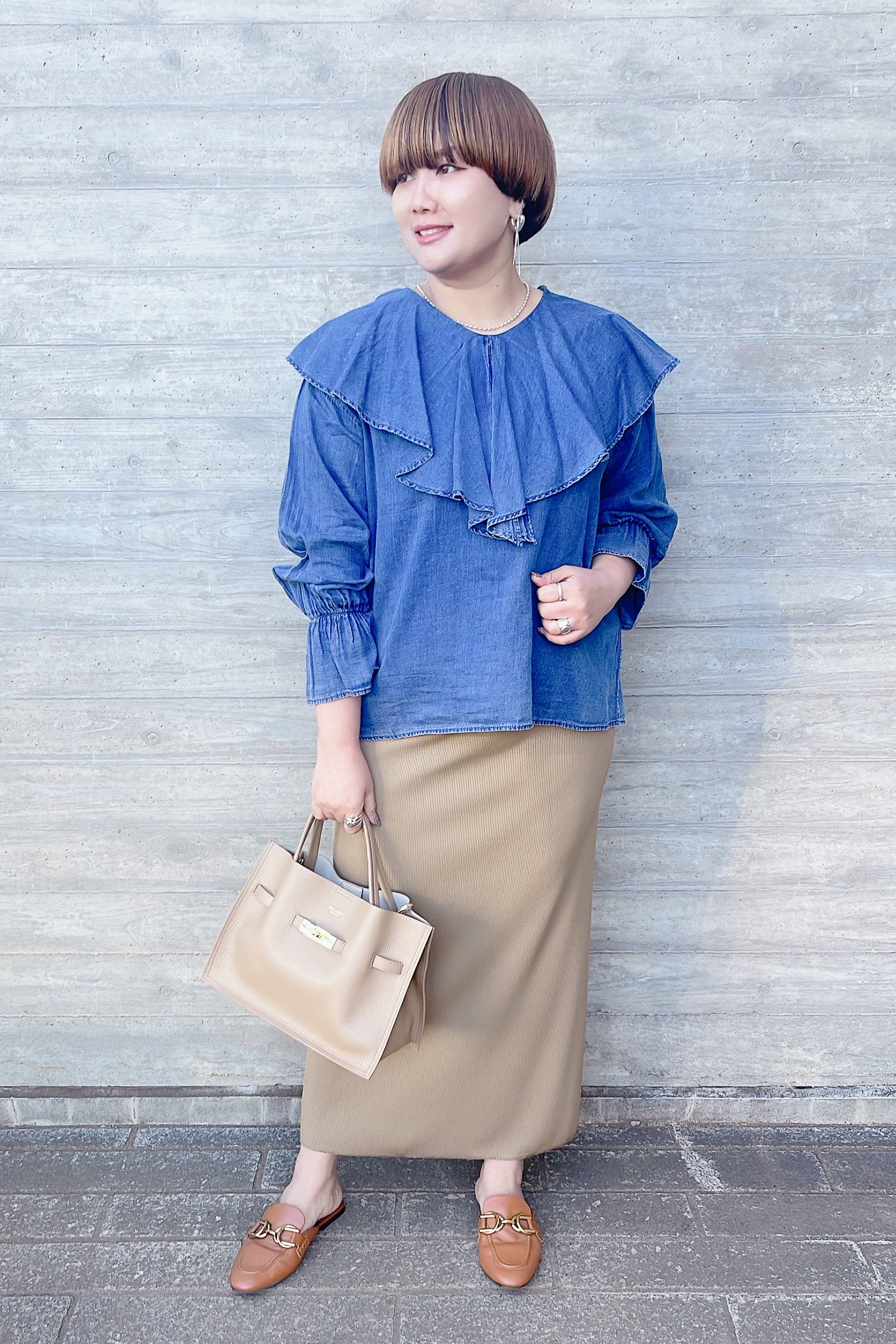 【cafune】リブタイトスカート/535614