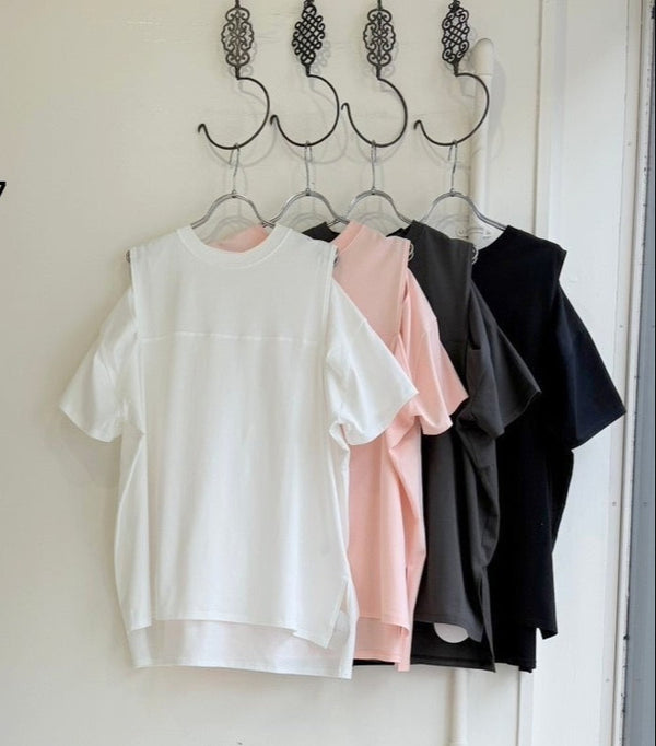 【anana】オフショルダー風ロングTシャツ a19-027
