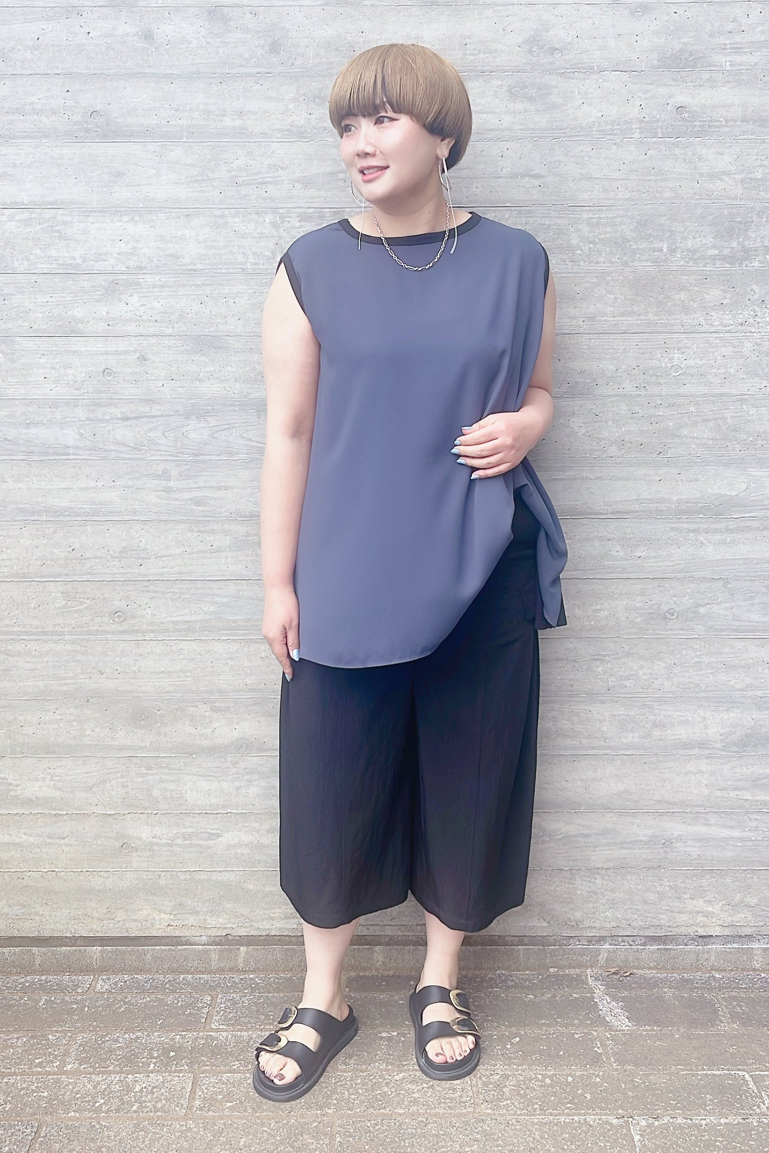 【SUGAR ROSE】クロップドカーゴワイドパンツ/268151