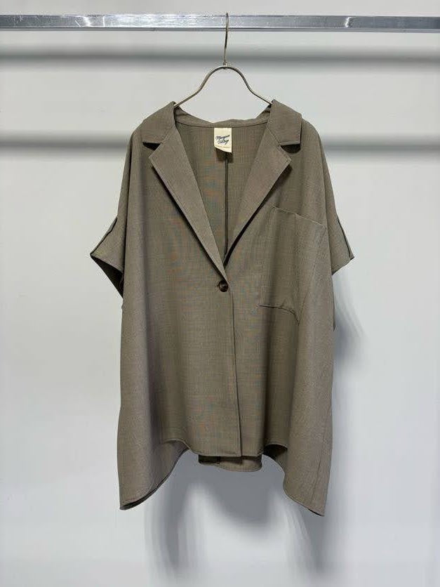 【MARGAUX VINTAGEO】ビッグシルエットジレ/MG JK-27001-S